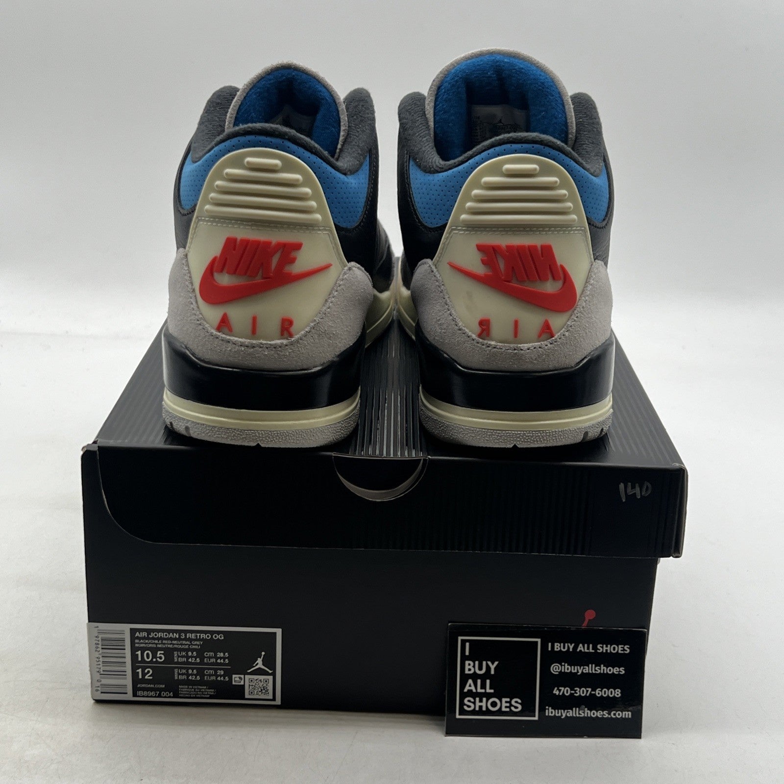 Size 10.5 - Air Jordan 3 Retro OG Rare Air (IB8967-004)