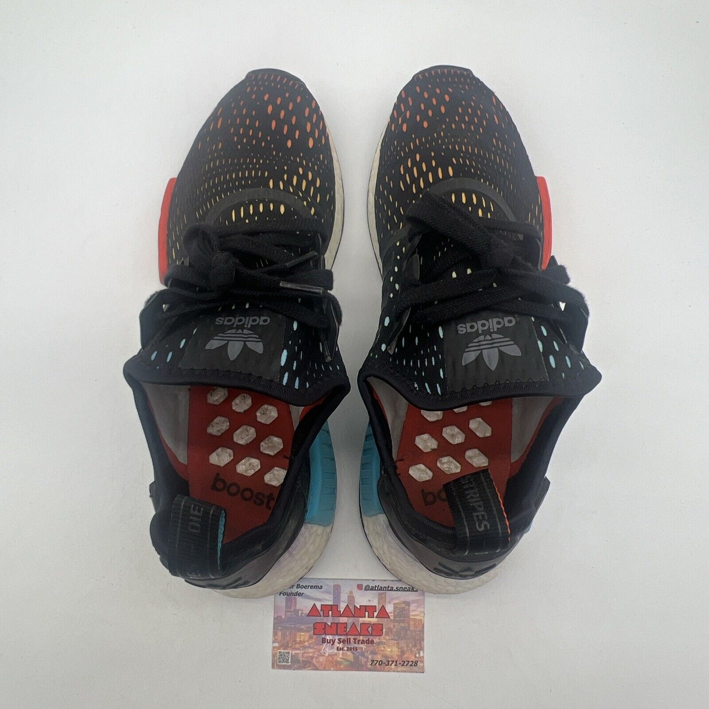 Size 12 - adidas NMD_R1 Rainbow Red Blue White Black (BB4296)