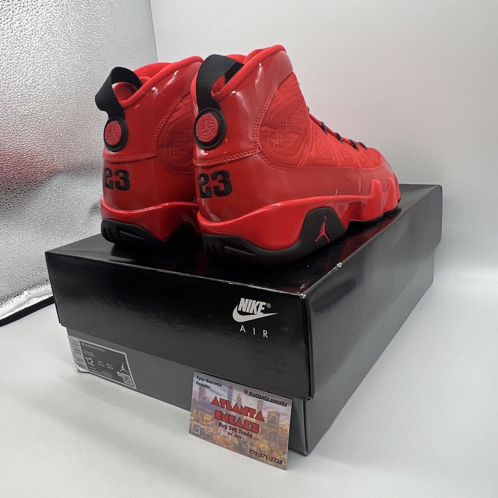 Size 12 - Jordan 9 Chile Red Brand New Og All