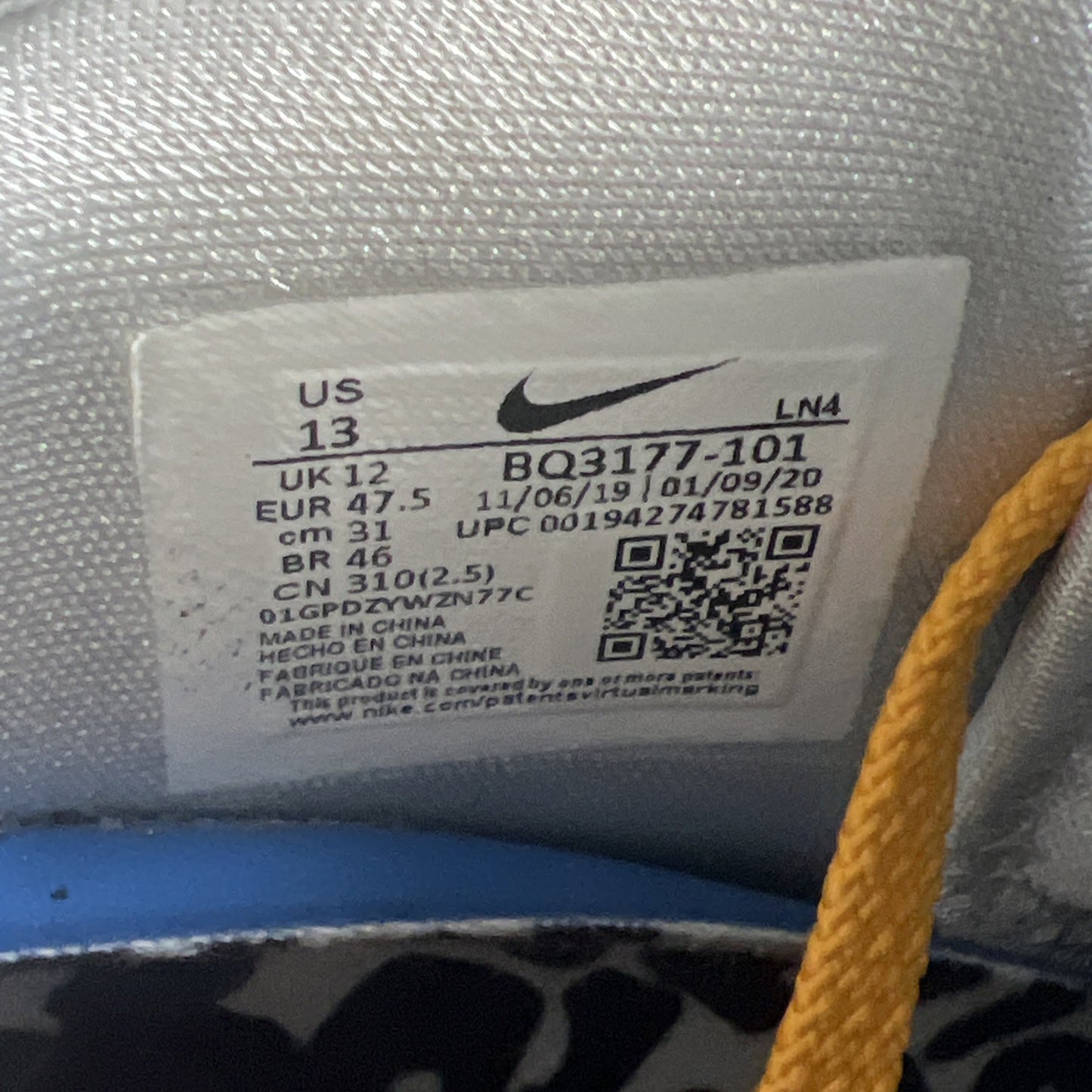 Size 13 -Nike NBA 2K20 x LeBron 17 Gamer Exclusive Bron 2K Playoffs (BQ3177-101)