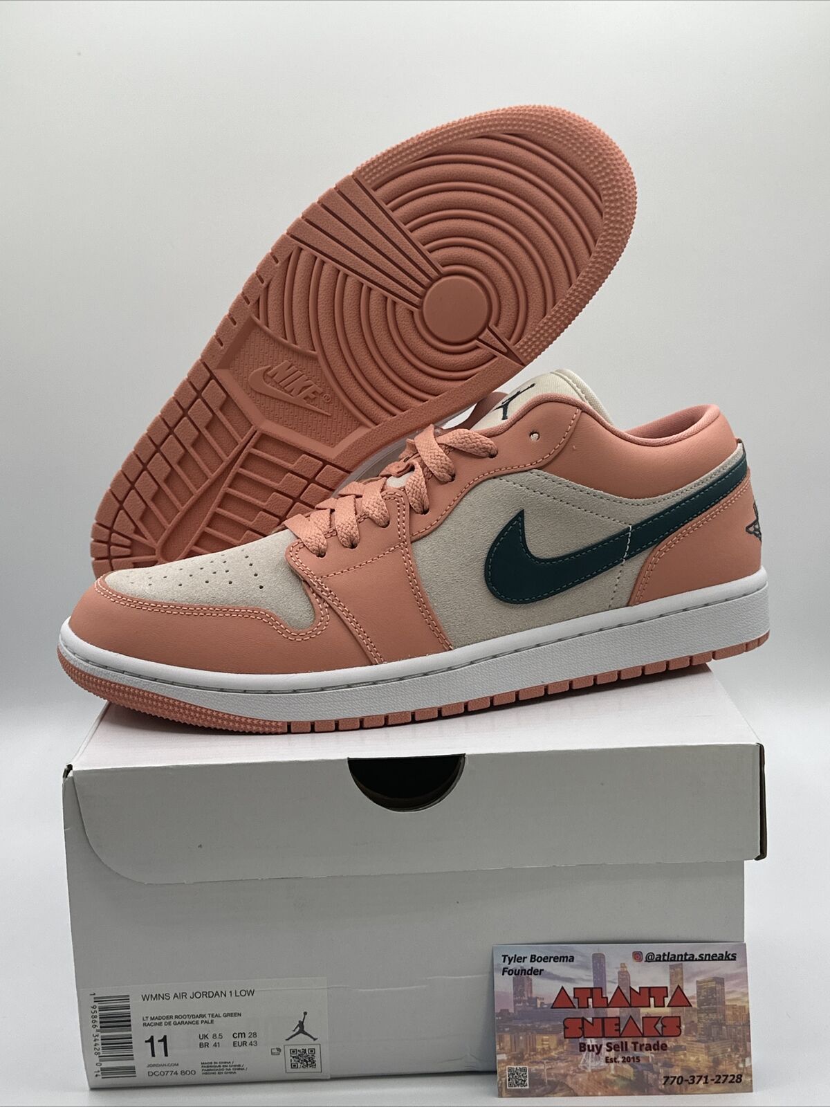 Size 11 - Jordan 1 Low Light Madder Root