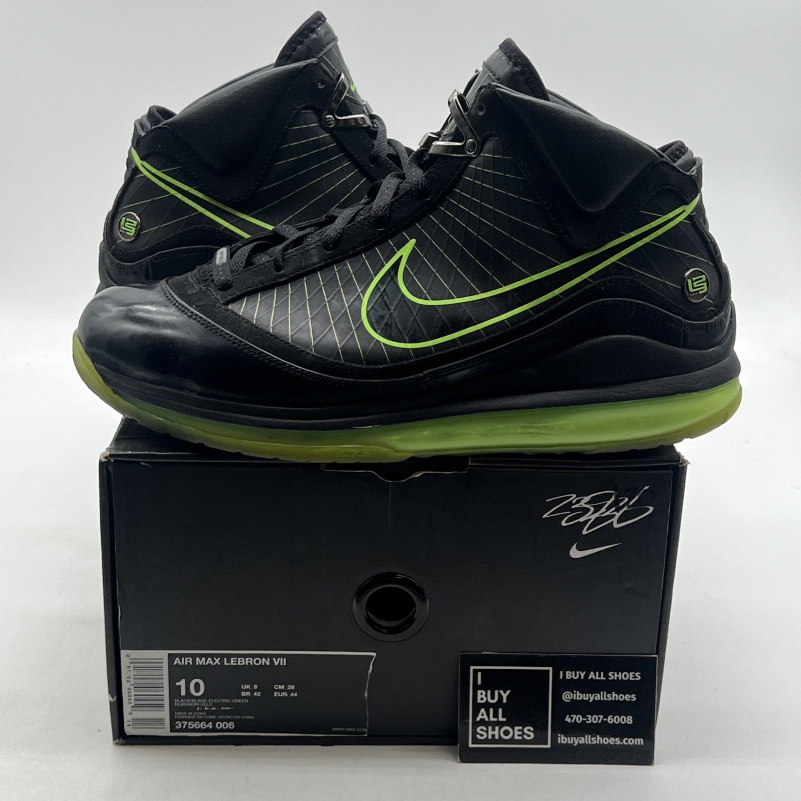 Size 10 - Nike Air Max LeBron 7 Dunkman (375664-006)