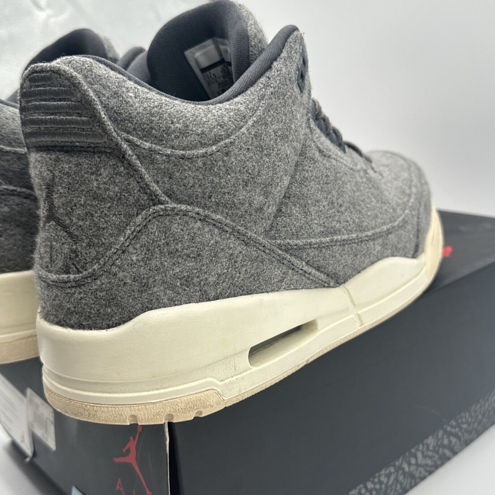 Size 11.5 - Jordan 3 Retro OG Wool 2016 Grey Cream With Stars With Box OG Comfy