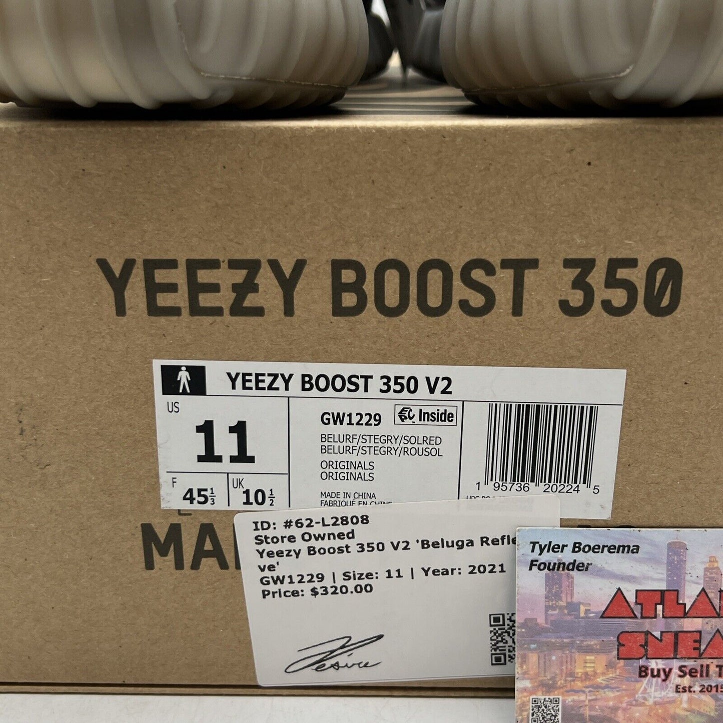Size 11 - adidas Yeezy Boost 350 V2 Low Beluga Reflective (GW1229)