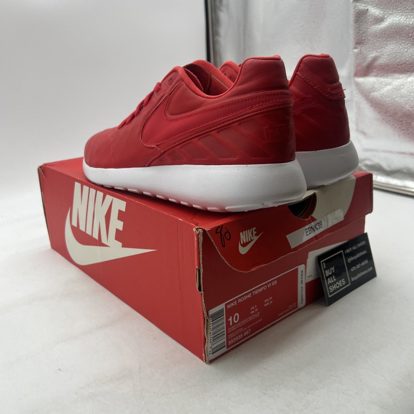 Size 10 - Nike Roshe Tiempo 6 QS Red (853535-667)