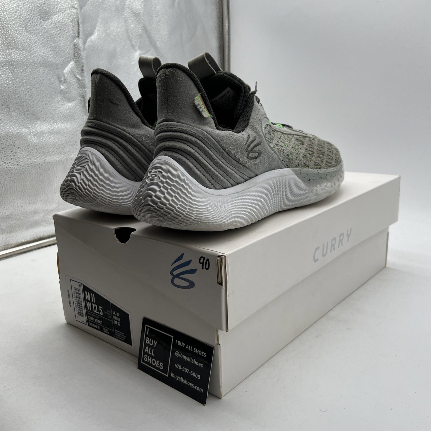 Size 12.5- Under Armour Curry 9 Street Pack - Talking Trash (3024248-102)