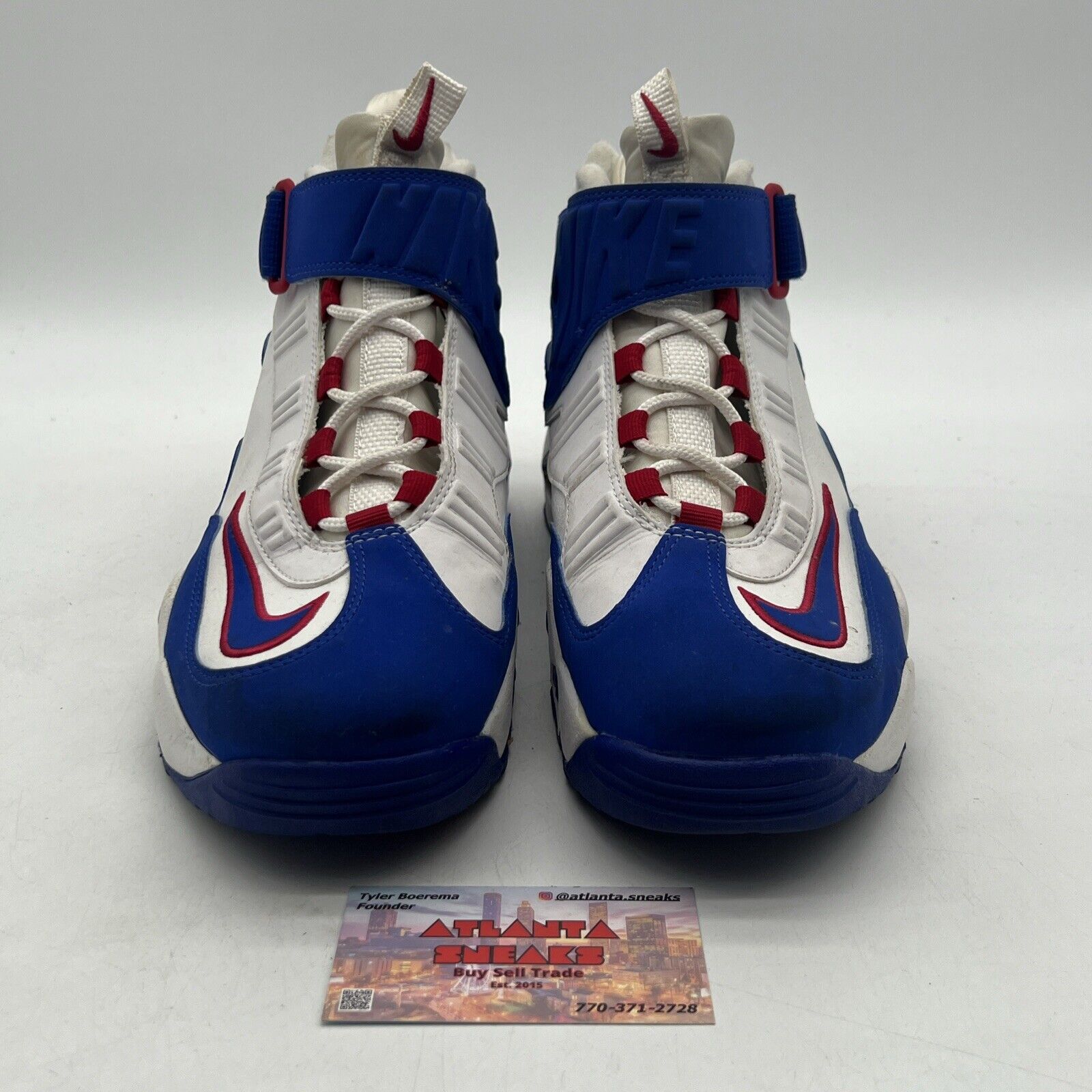 Size 12 - Nike Air Griffey Max 1 USA - White Blue Red Suede Leather (DX3723-100)