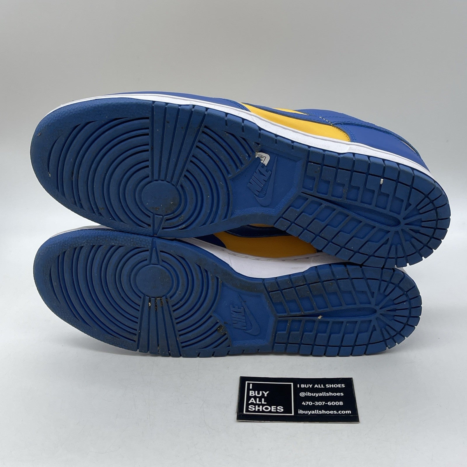 Size 12 - Nike Dunk Low UCLA Blue Yellow Leather (DD1391-402)
