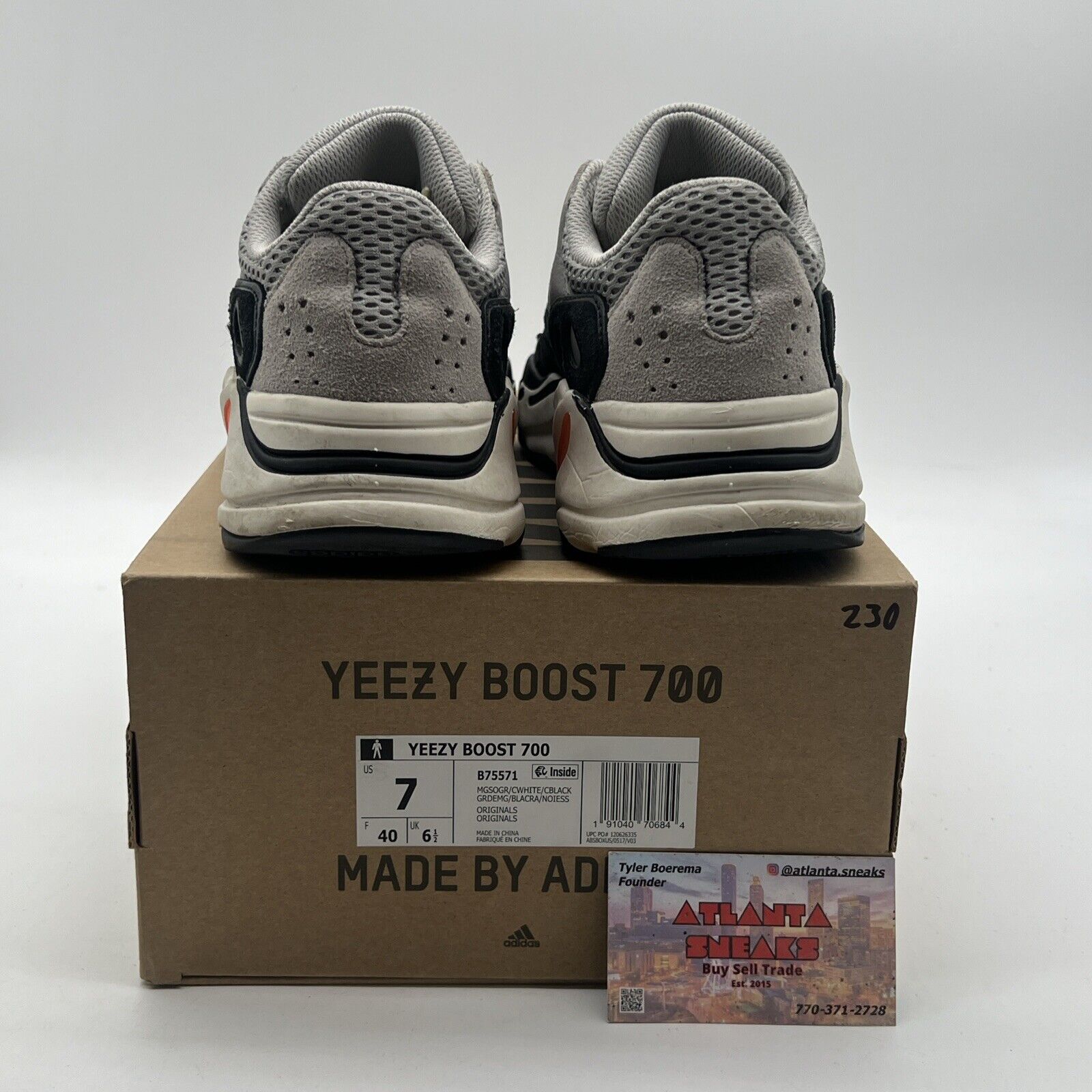 Size 7 - adidas Yeezy Boost 700 Low Wave Runner (B75571)