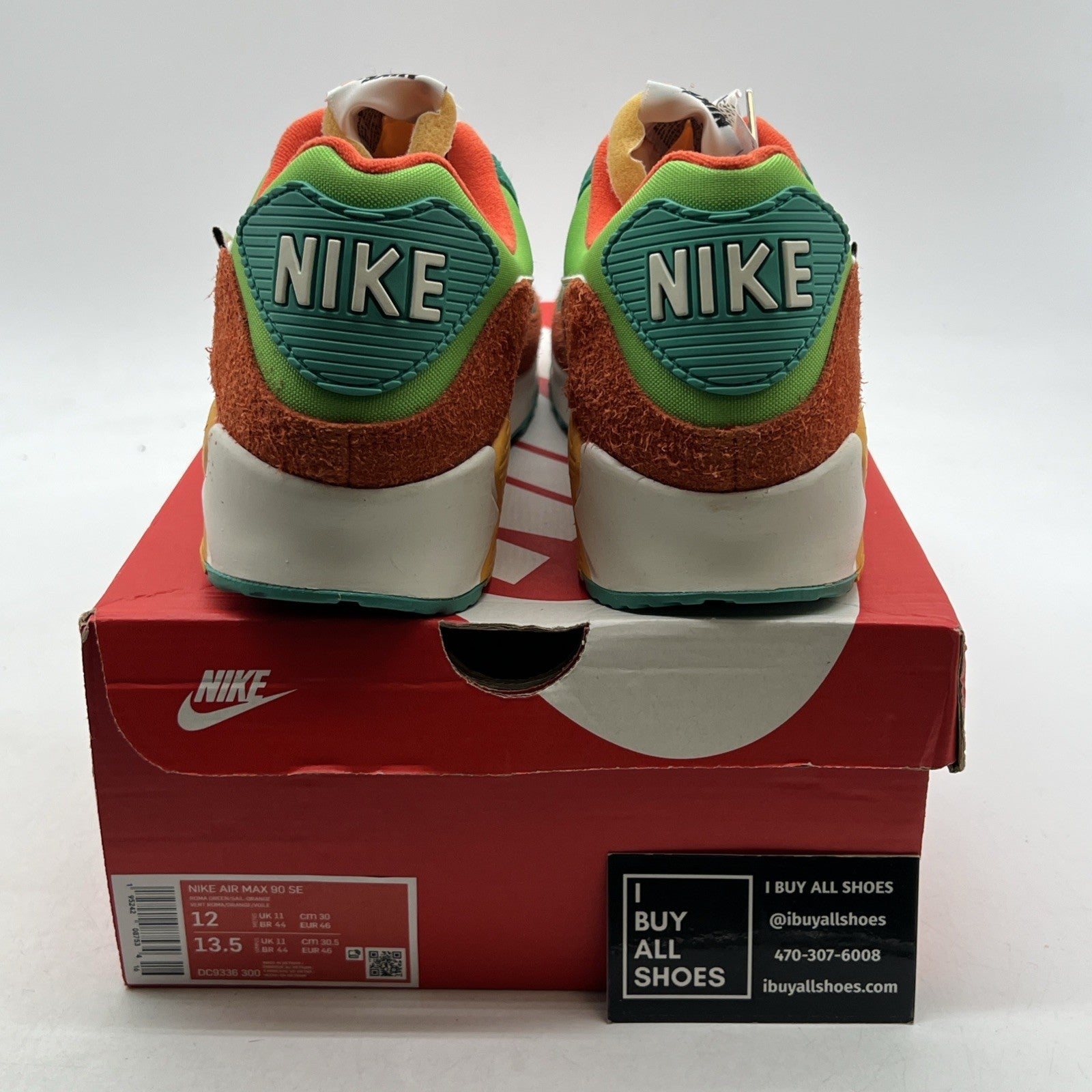 Size 12 - Nike Air Max 90 SE Roma Green Running Club (DC9336-300)