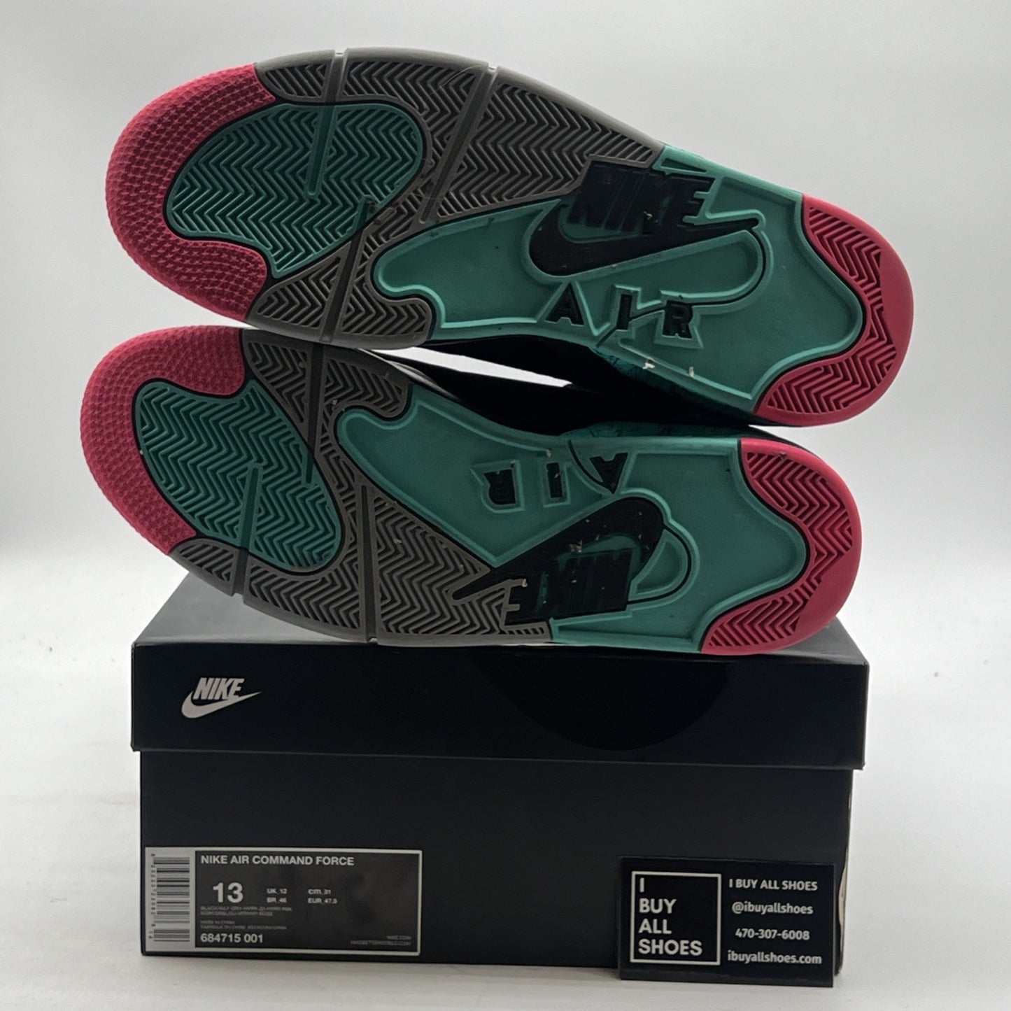 Size 13 - Nike Air Command Force Spurs (684715-001)