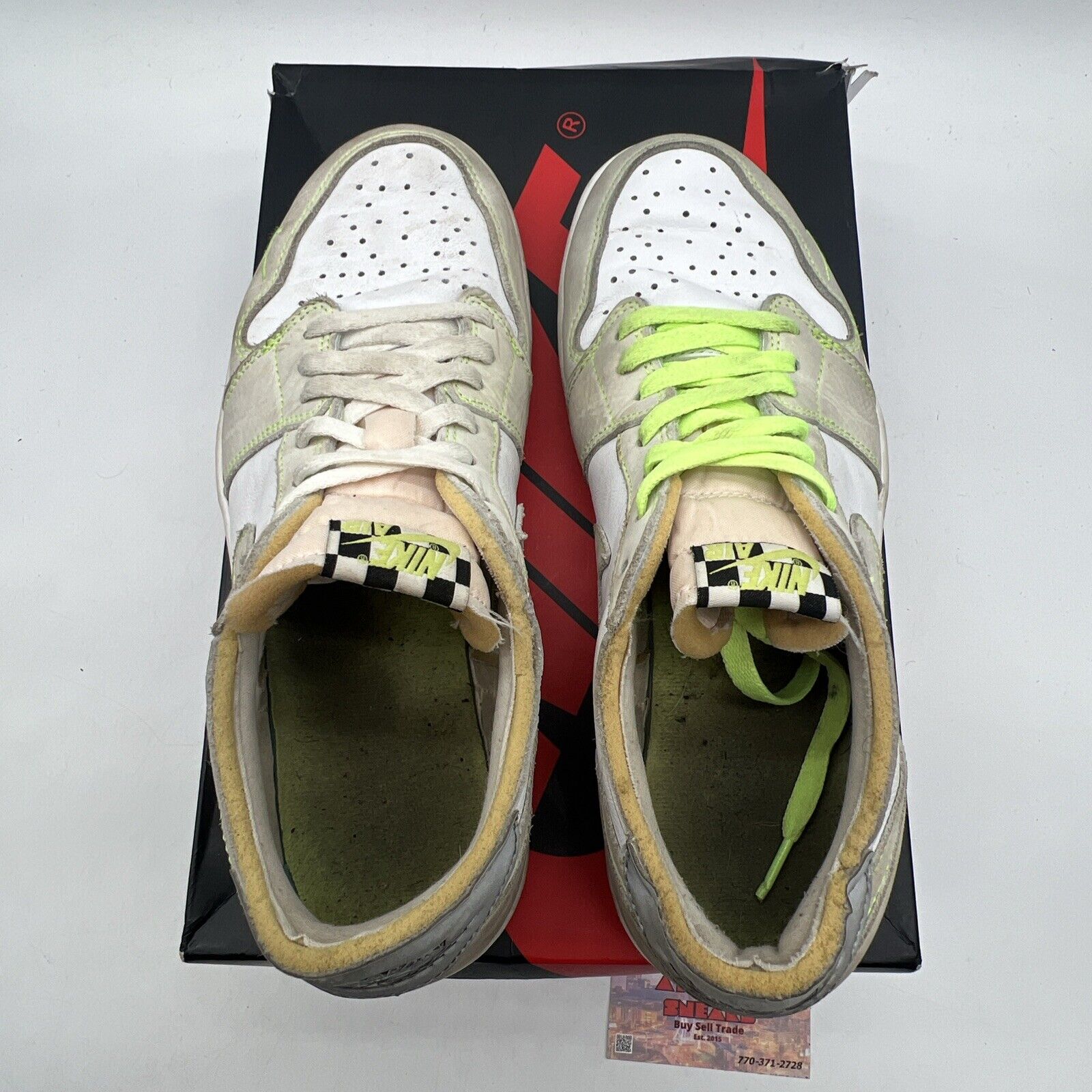 Size 10.5 - Air Jordan 1 OG Low Ghost Green (DM7837-103)