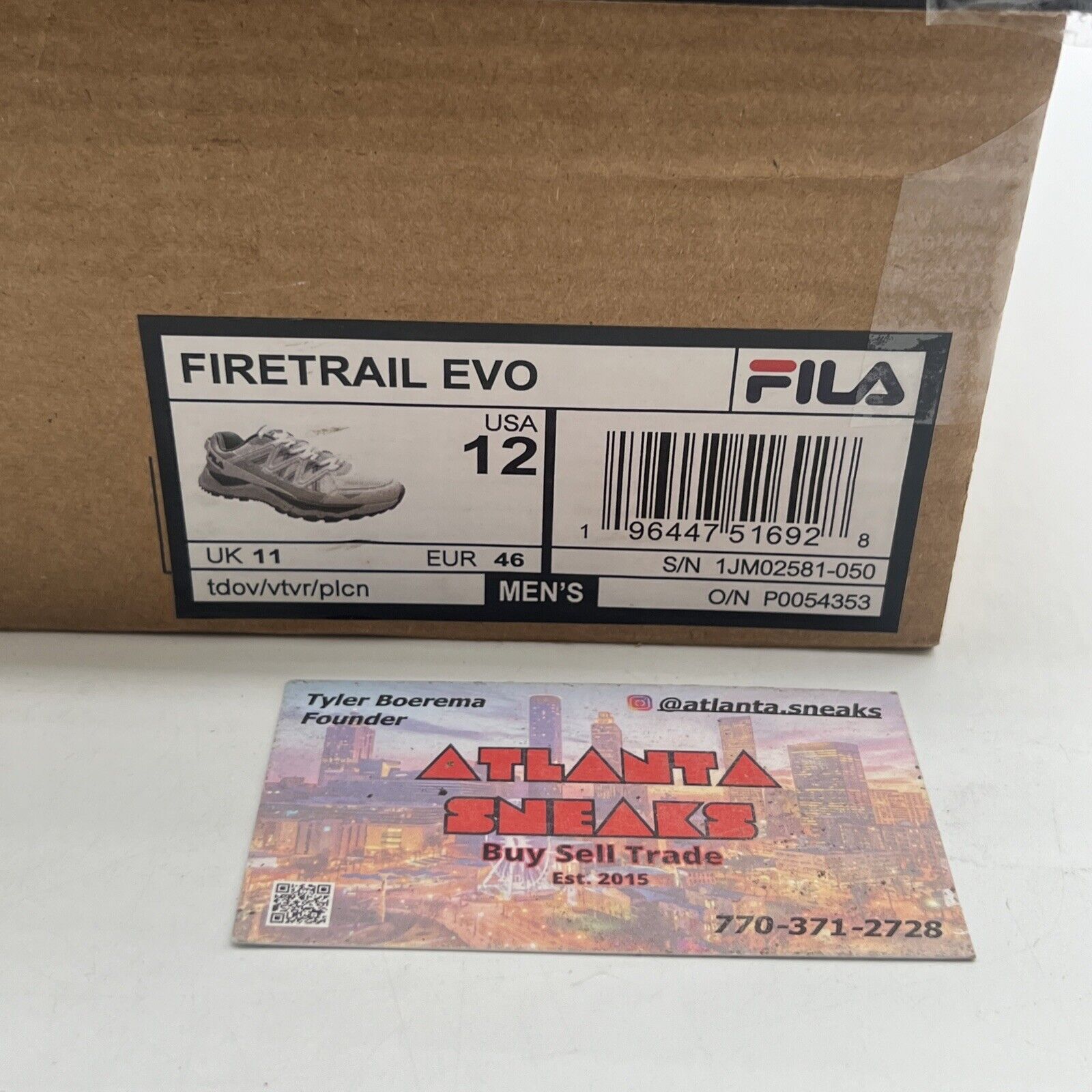 Size 12 - Fila Firetrail Evo Outdoor Shoe Beige | (1JM02581 050)