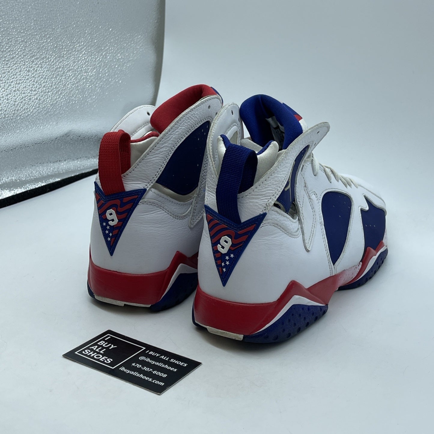 Size 11 - Air Jordan 7 Retro Tinker Alternate White Blue Leather (304775-123)