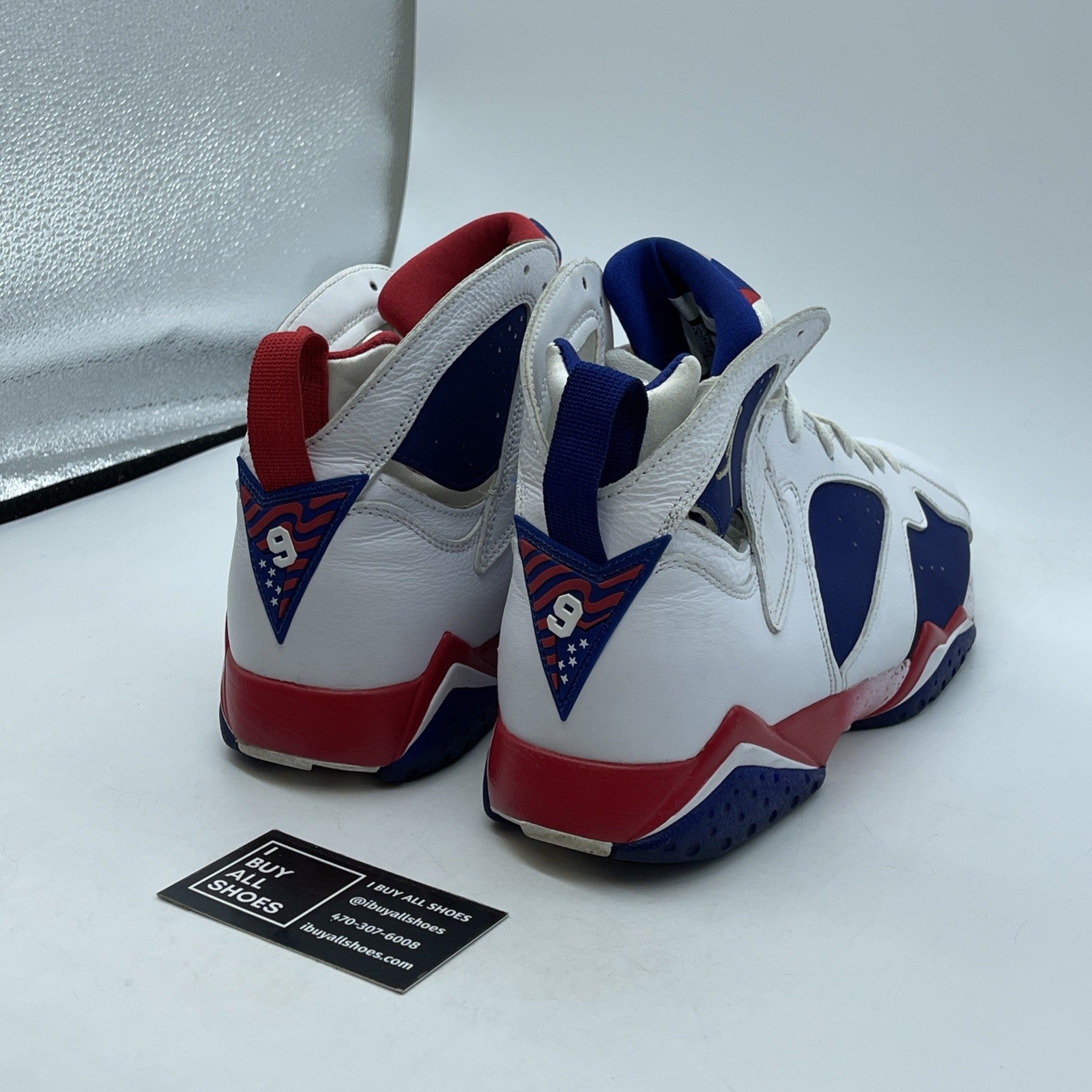 Size 11 - Air Jordan 7 Retro Tinker Alternate White Blue Leather (304775-123)
