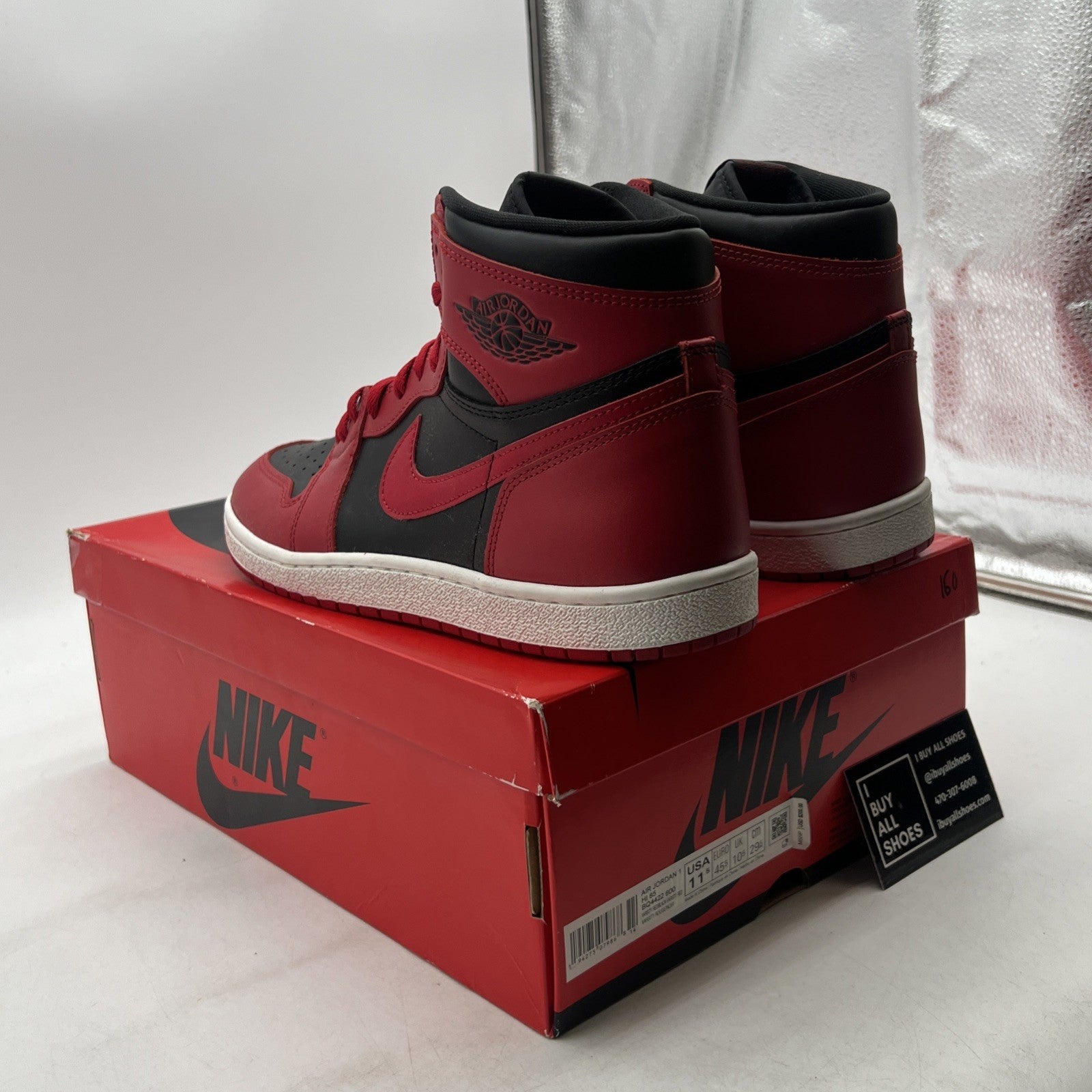 Size 11.5 - Air Jordan 1 Retro High 85 Varsity Red 2020 (BQ4422-600)