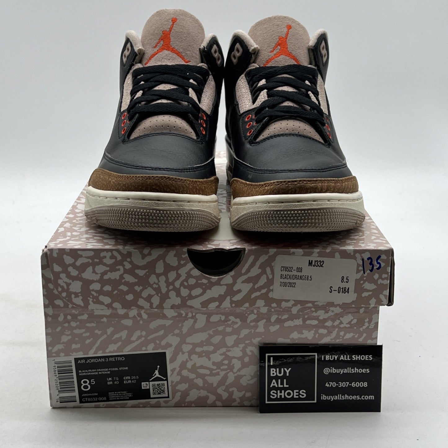 Size 8.5 - Air Jordan 3 Retro Mid Desert Elephant (CT8532-008)