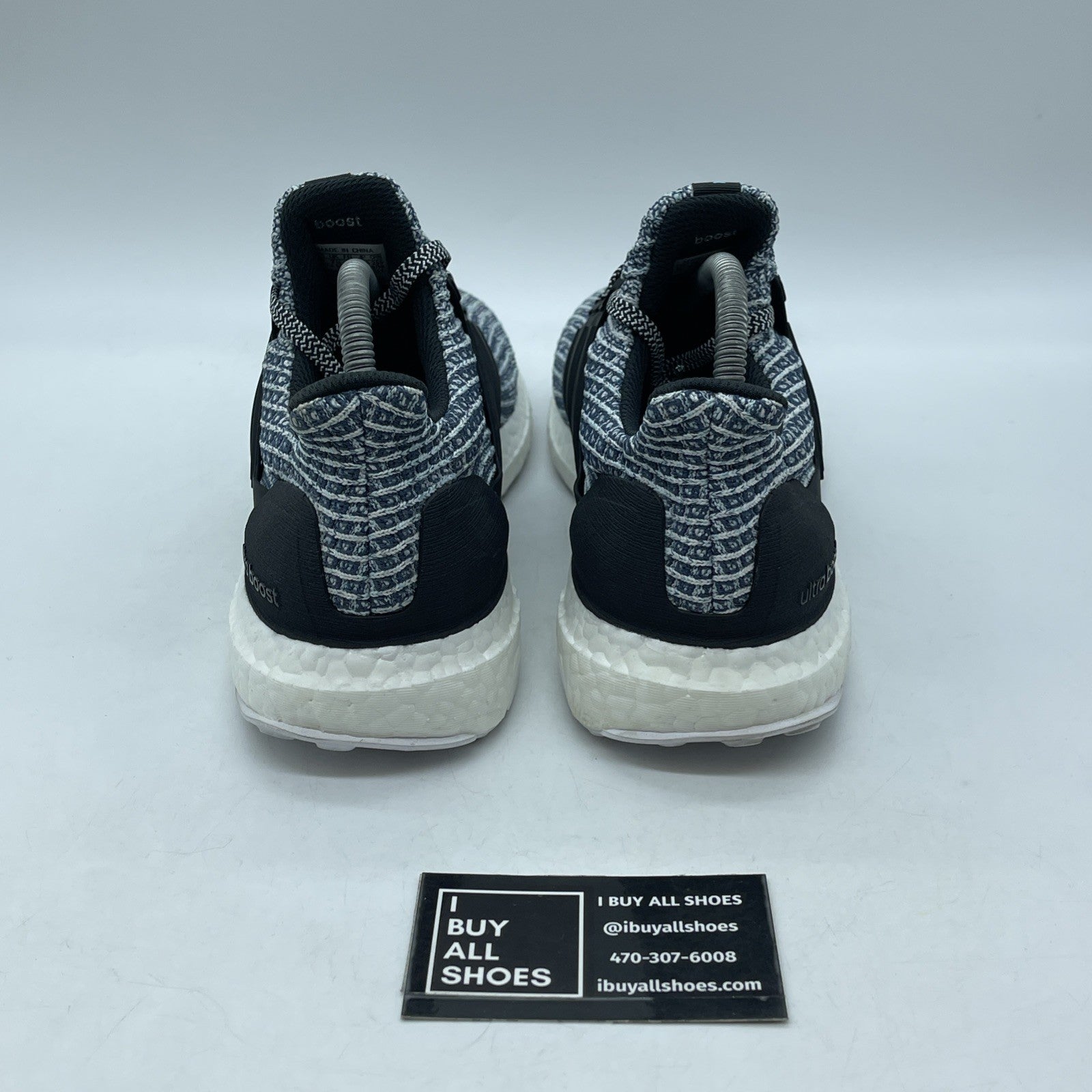 Size 8 - adidas Parley x UltraBoost 4.0 White Carbon Blue Suede (BC0248)