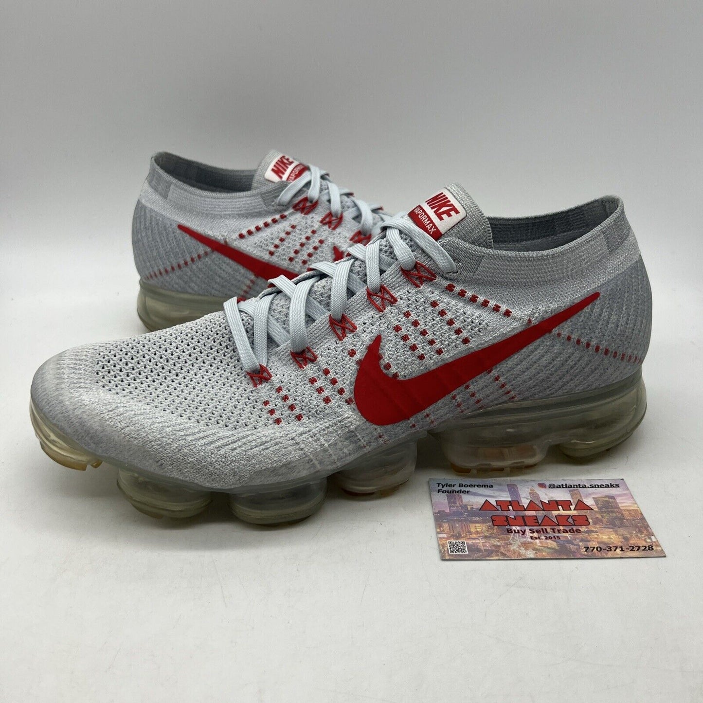 Size 11 - Nike Air VaporMax OG - Grey Red (849558-006)