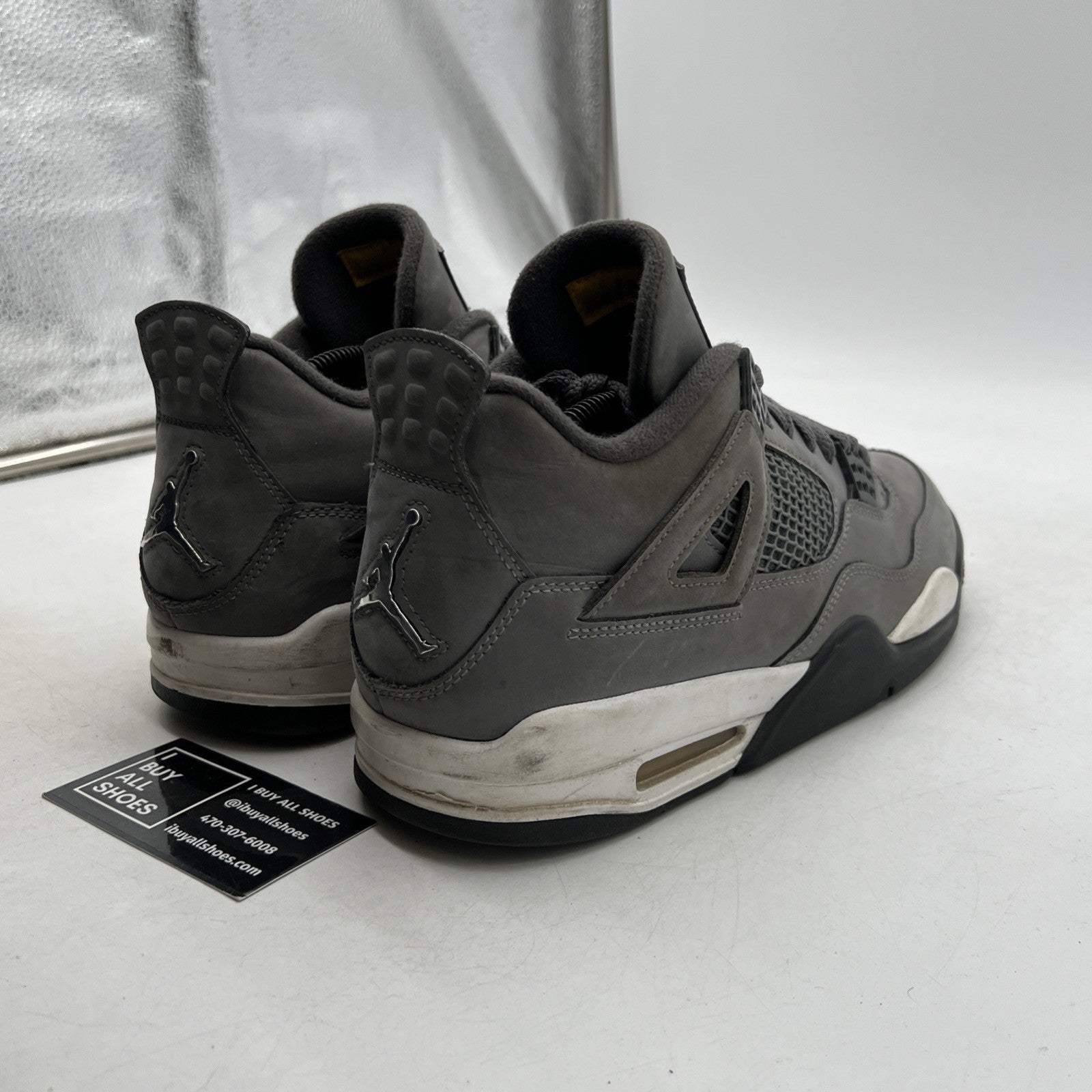 Size 10.5 - Air Jordan 4 Retro Low Cool Grey (308497-007)