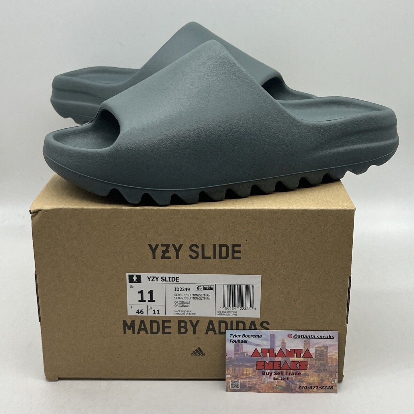 Adidas Yeezy Slide Slate Marine. Brand New/DS. Size 11 Men's Brand New Og All