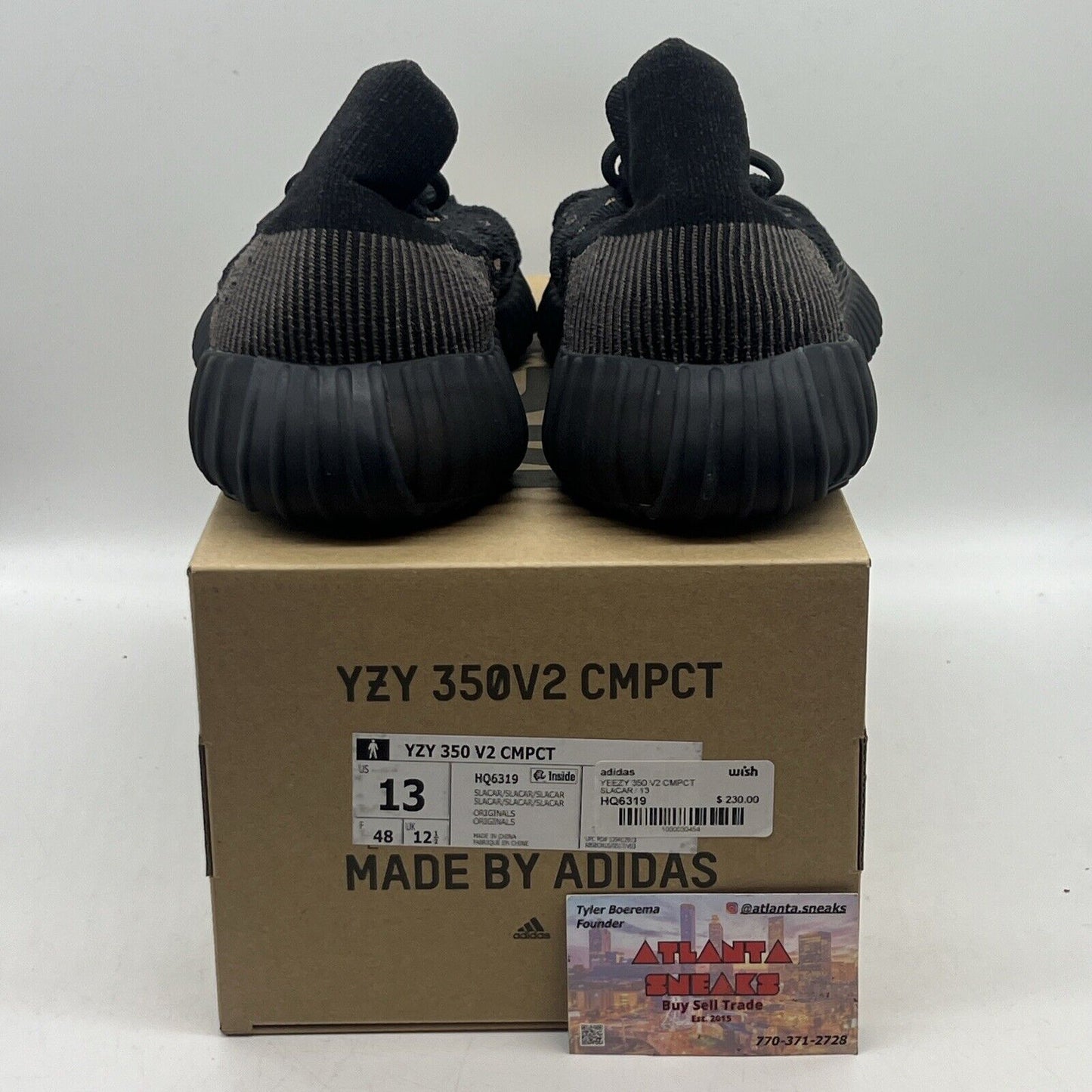 Size 13 - adidas Yeezy Boost 350 V2 Slate Carbon 2022 HQ6319 CMCPT Brand New