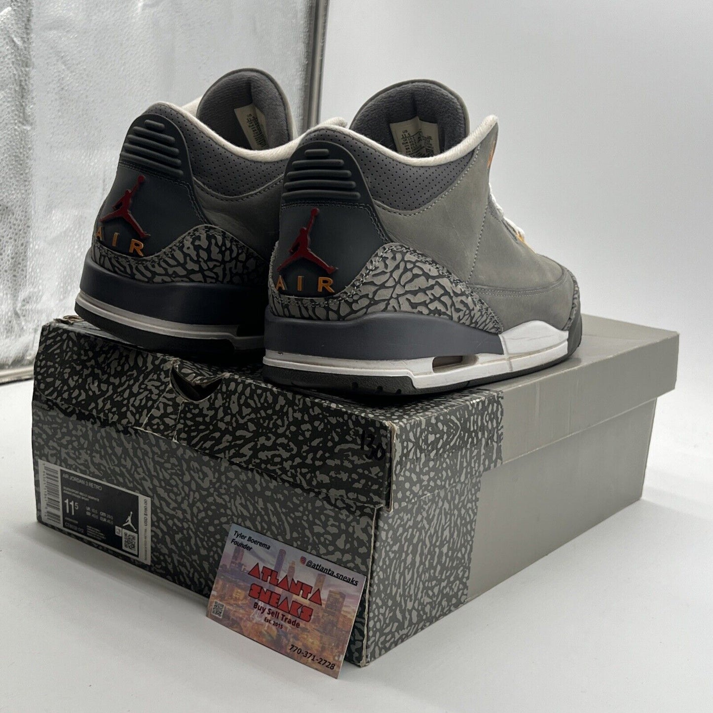 Size 11.5 - Air Jordan 3 Retro Mid Cool Grey (CT8532-012)