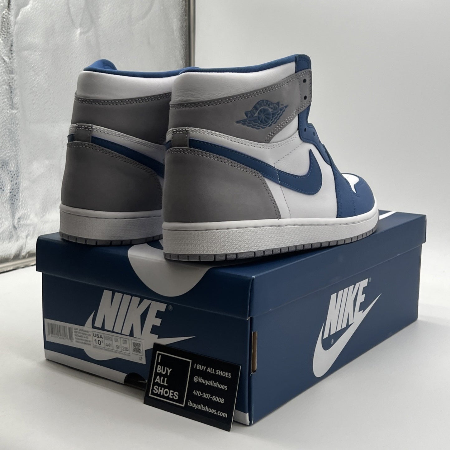 Size 10.5 - Air Jordan 1 Retro OG High True Blue (DZ5485-410)