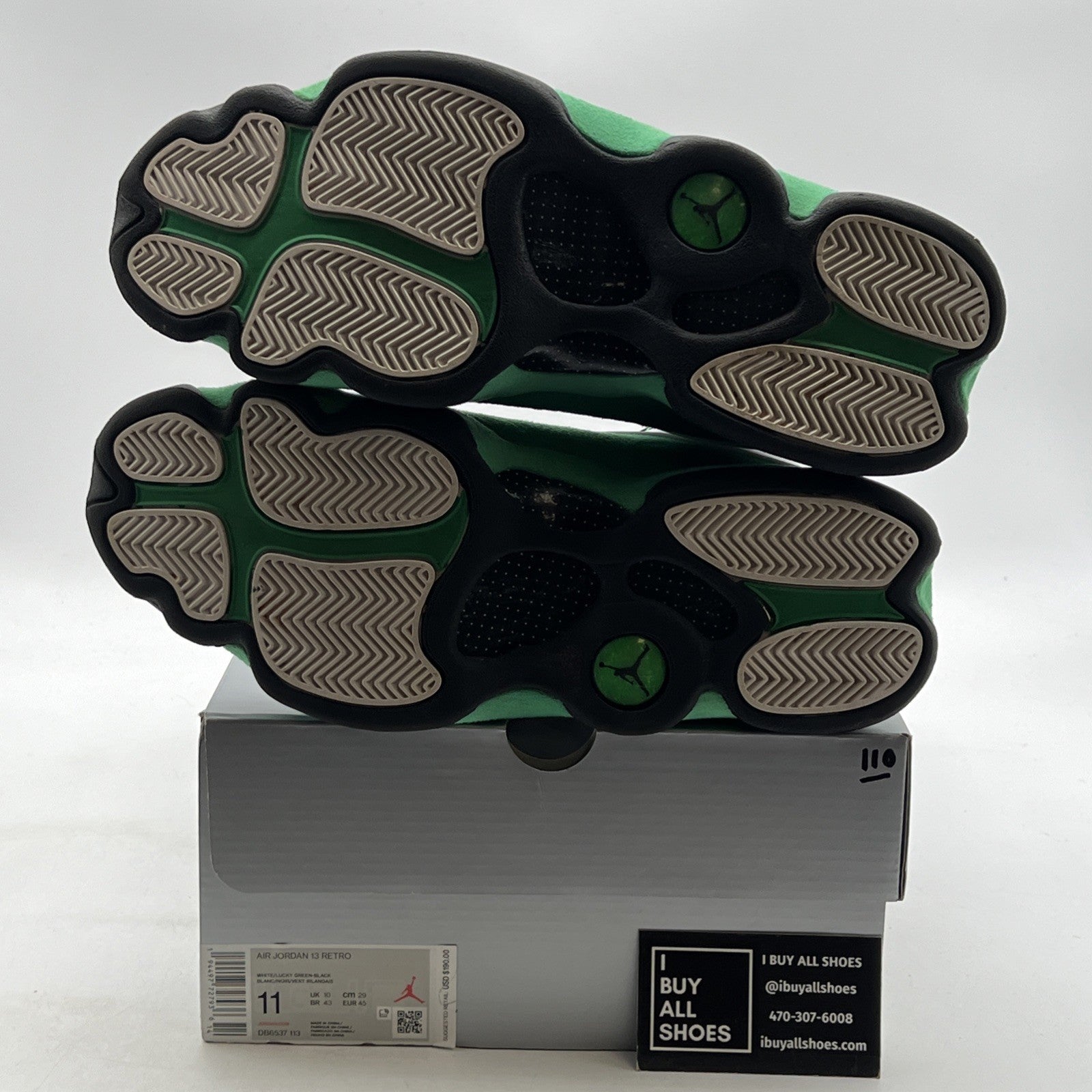 Size 11 - Jordan 13 Retro Lucky Green 2020 - (DB6537-113)