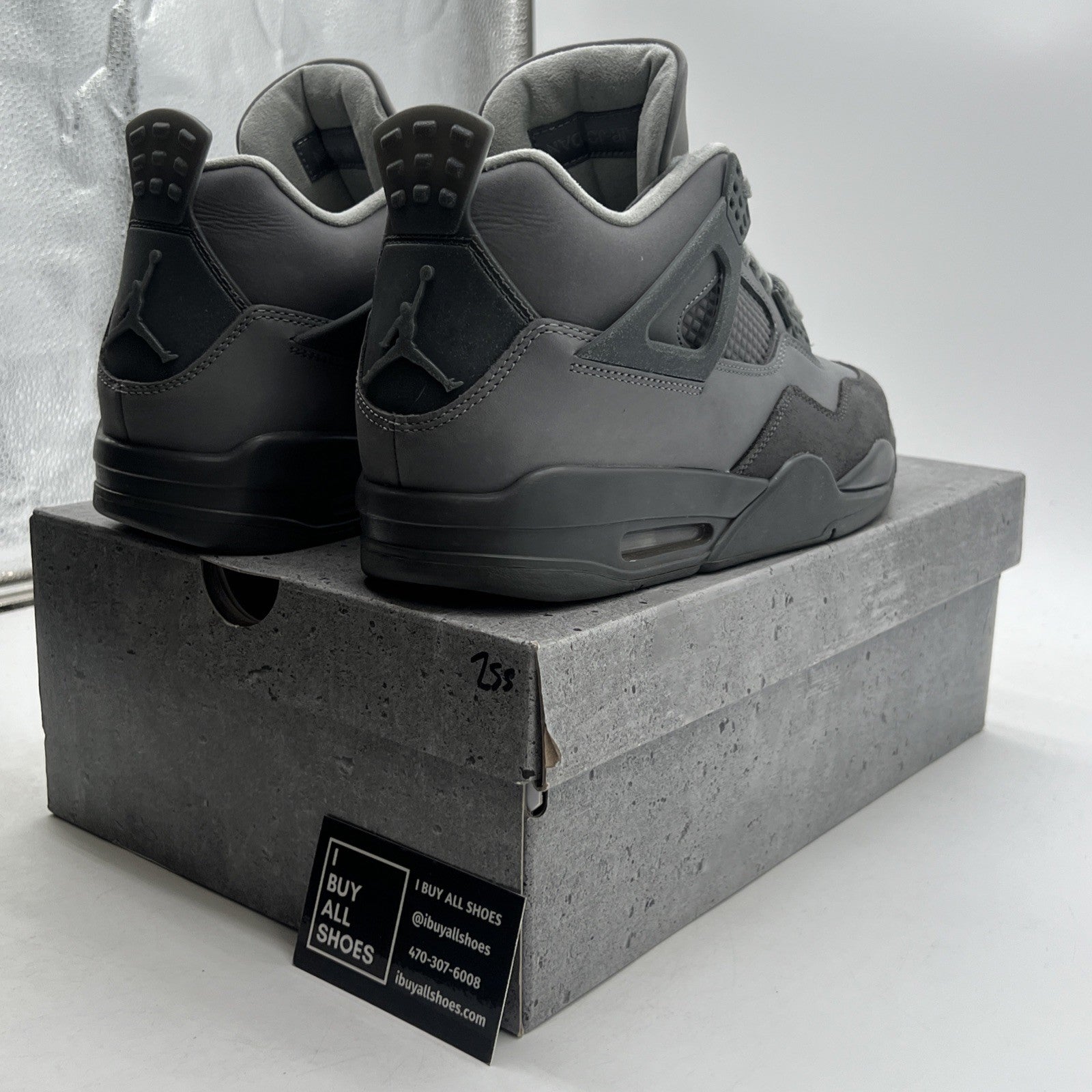 Size 10.5 - Air Jordan 4 Retro SE Wet Cement (FQ7928-001)
