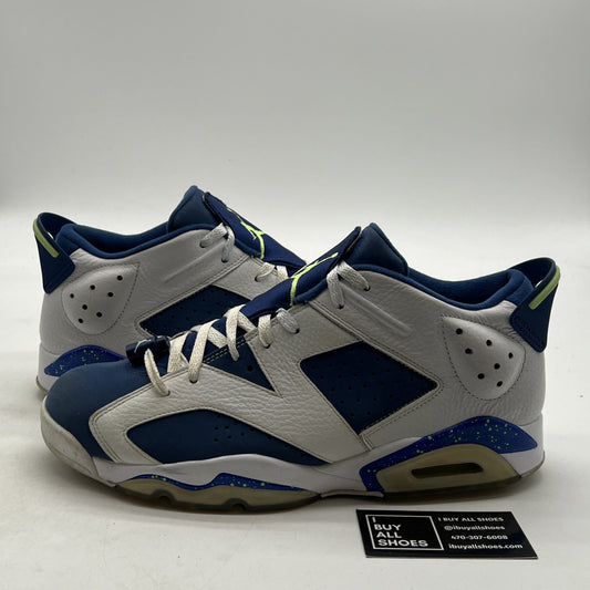 Size 11.5 - Air Jordan 6 Low Ghost Green (304401-106)