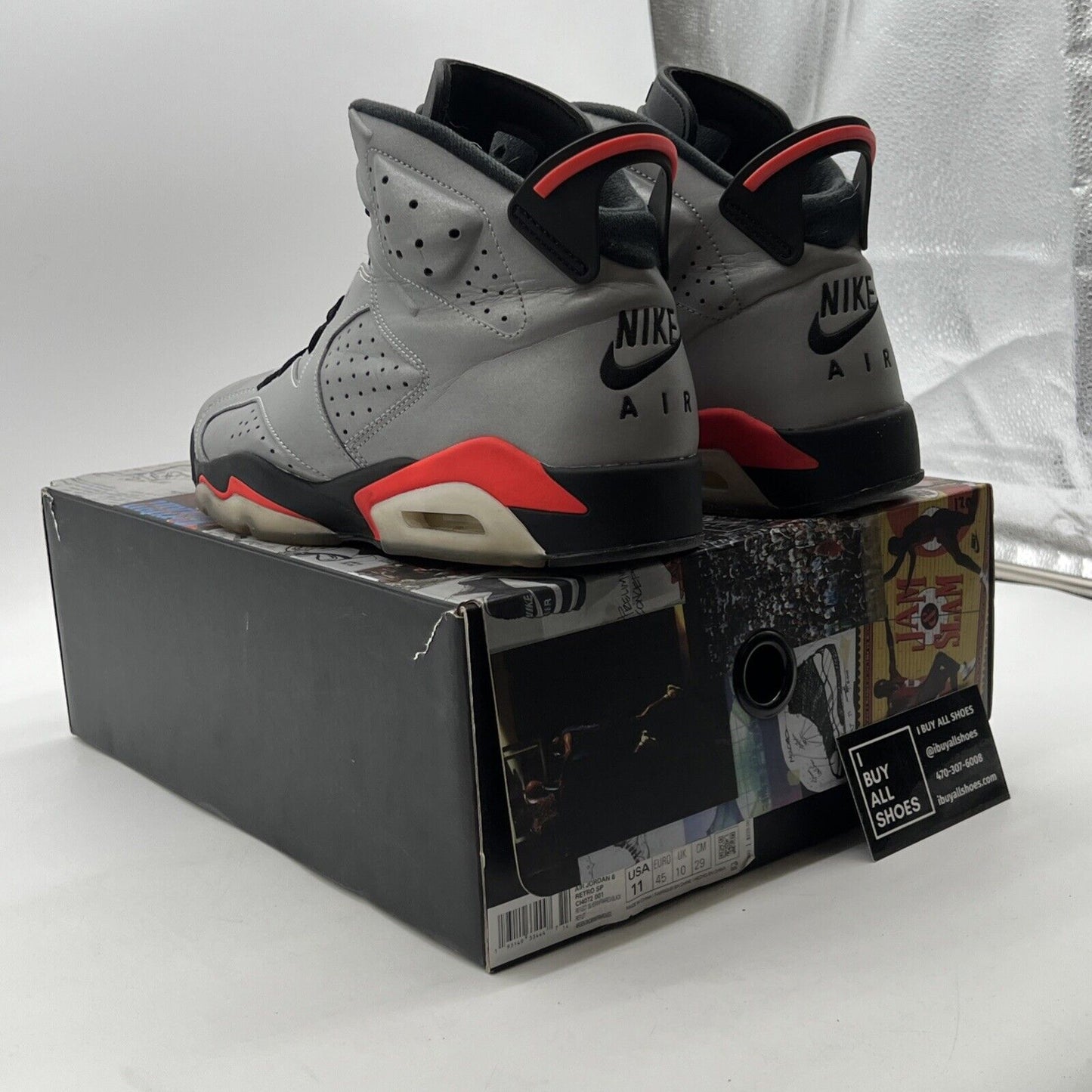 Size 11 - Air Jordan 6 Retro SP Reflections Of A Champion (CI4072-001)