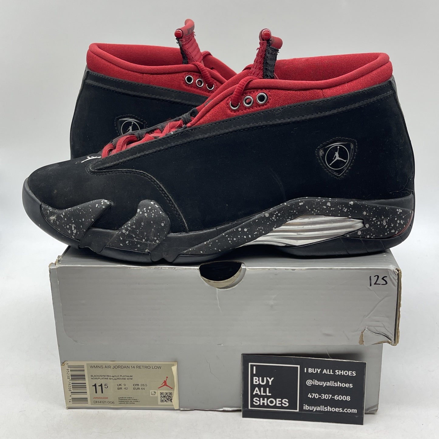 Size 11.5W - Air Jordan 14 Retro Low Red Lipstick (DH4121-006)