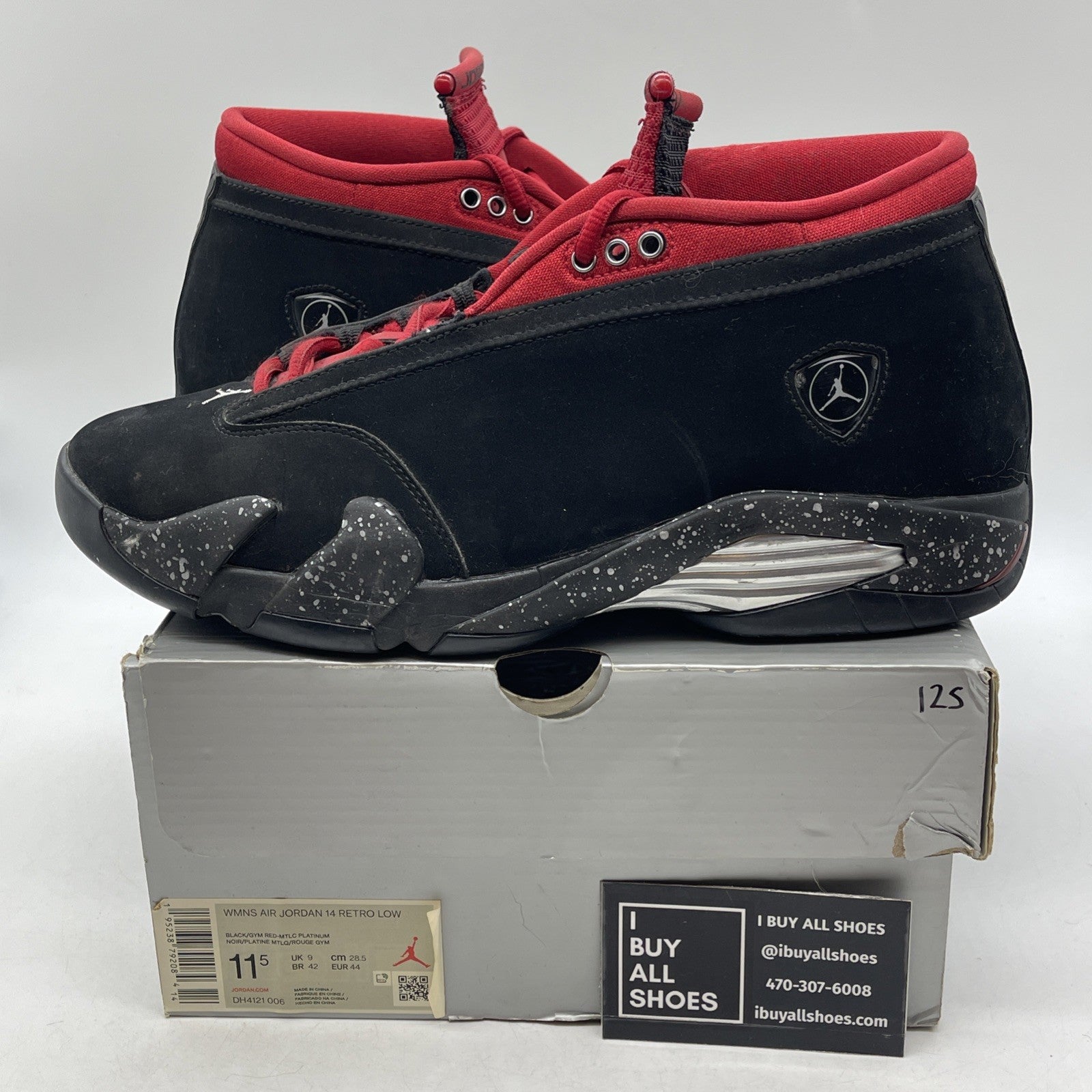 Size 11.5W - Air Jordan 14 Retro Low Red Lipstick (DH4121-006)