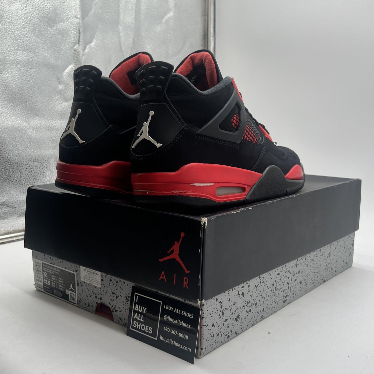 Size 12 - Air Jordan 4 Retro Mid Red Thunder (CT8527-016)