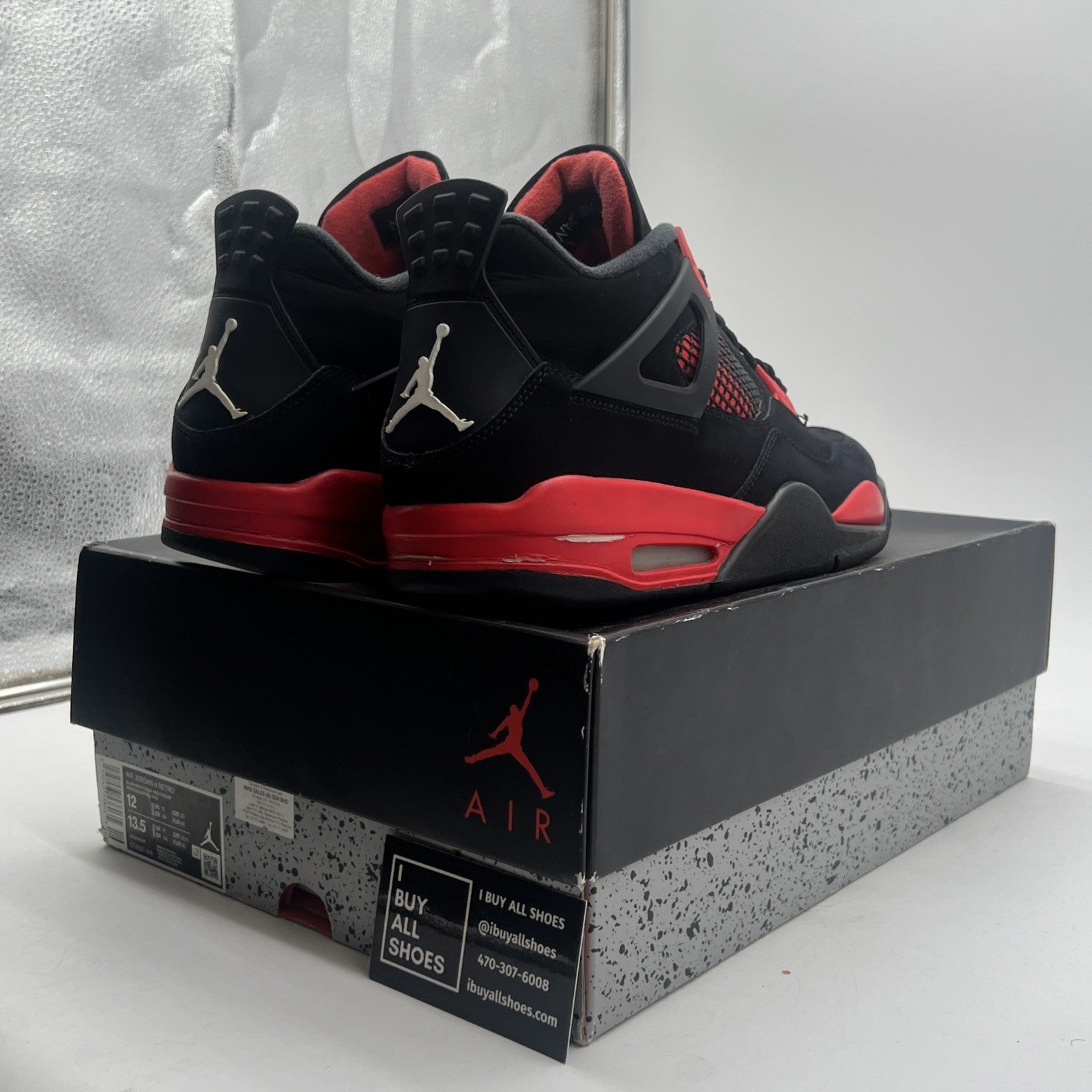 Size 12 - Air Jordan 4 Retro Mid Red Thunder (CT8527-016)