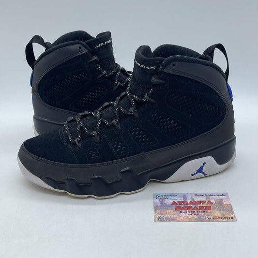 Size 8.5 - Air Jordan 9 Retro Racer Blue White Black Suede Leather (CT8019-024)