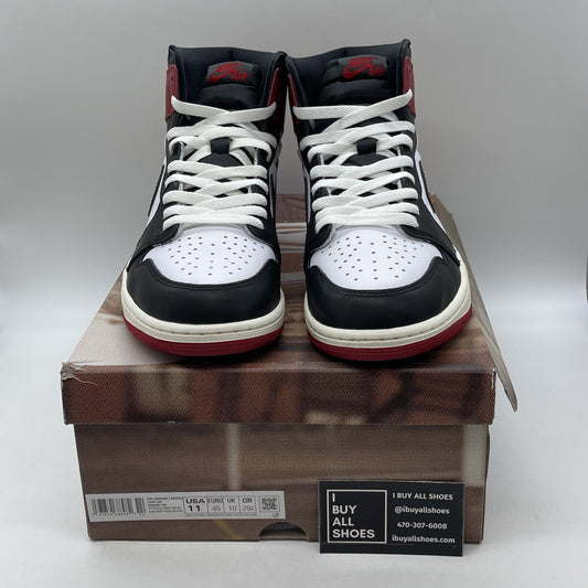Size 11 - Air Jordan 1 Retro OG High Black Toe Reimagined Leather (DZ5485-106)