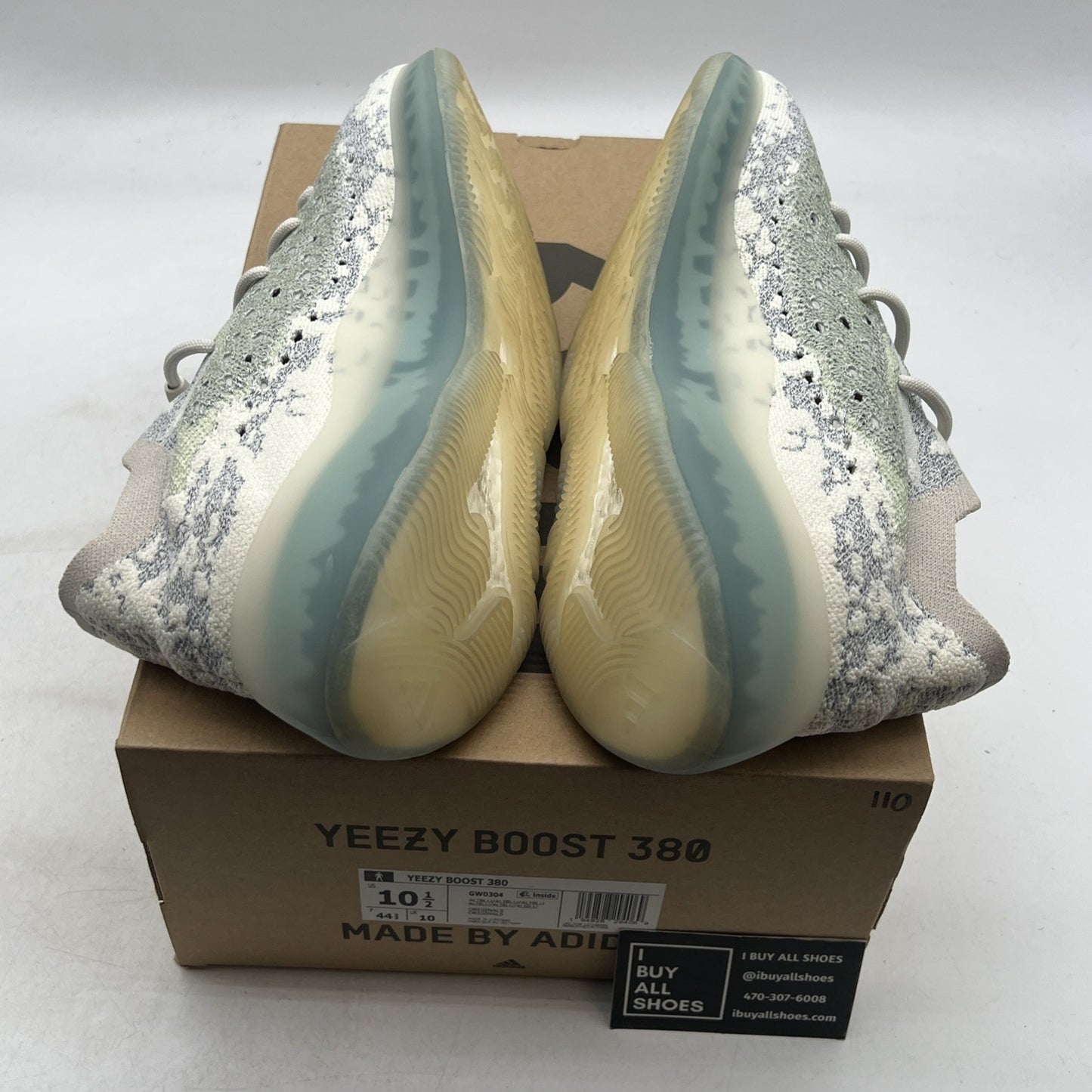 Size 10.5 - adidas Yeezy Boost 380 Alien Blue (GW0304)