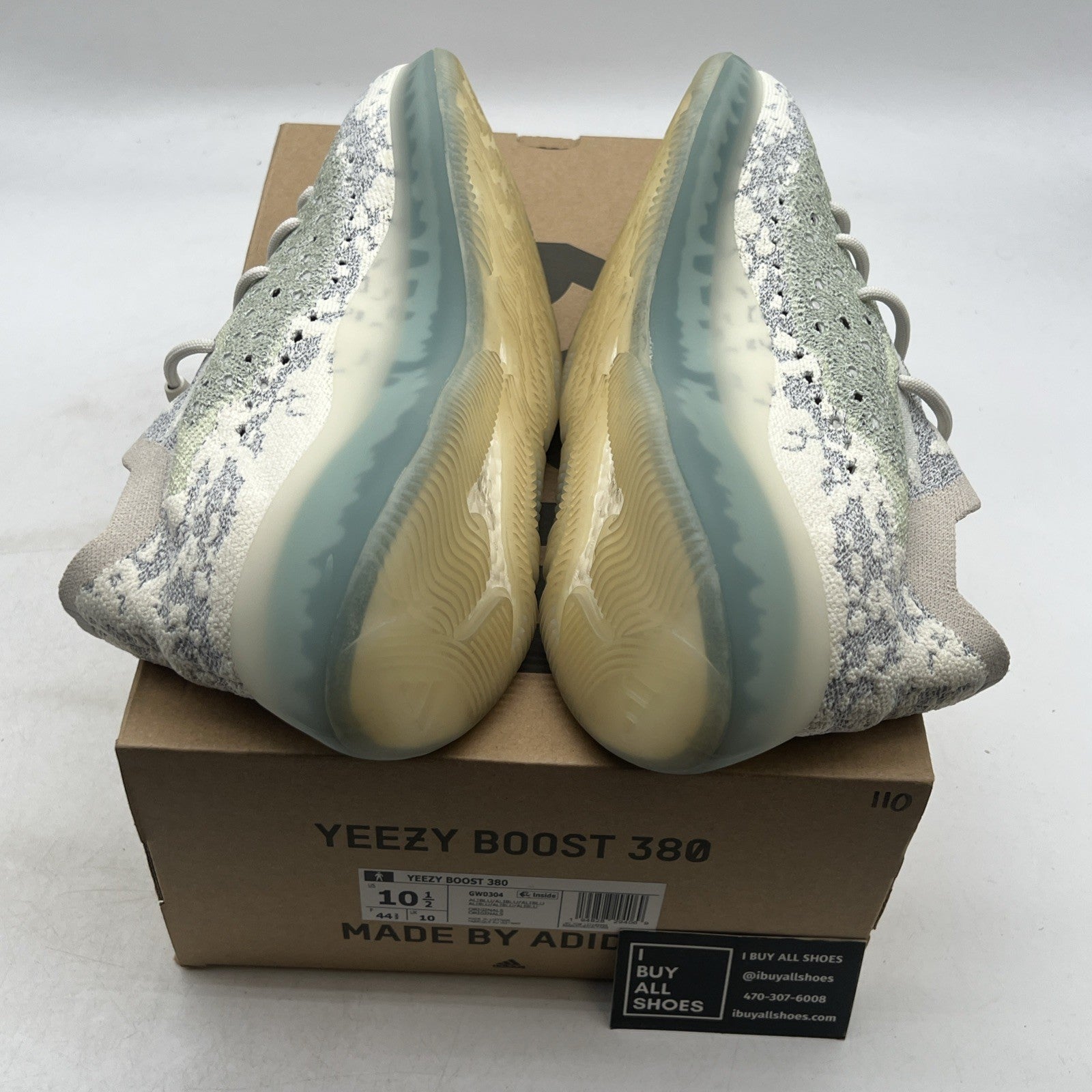Size 10.5 - adidas Yeezy Boost 380 Alien Blue (GW0304)