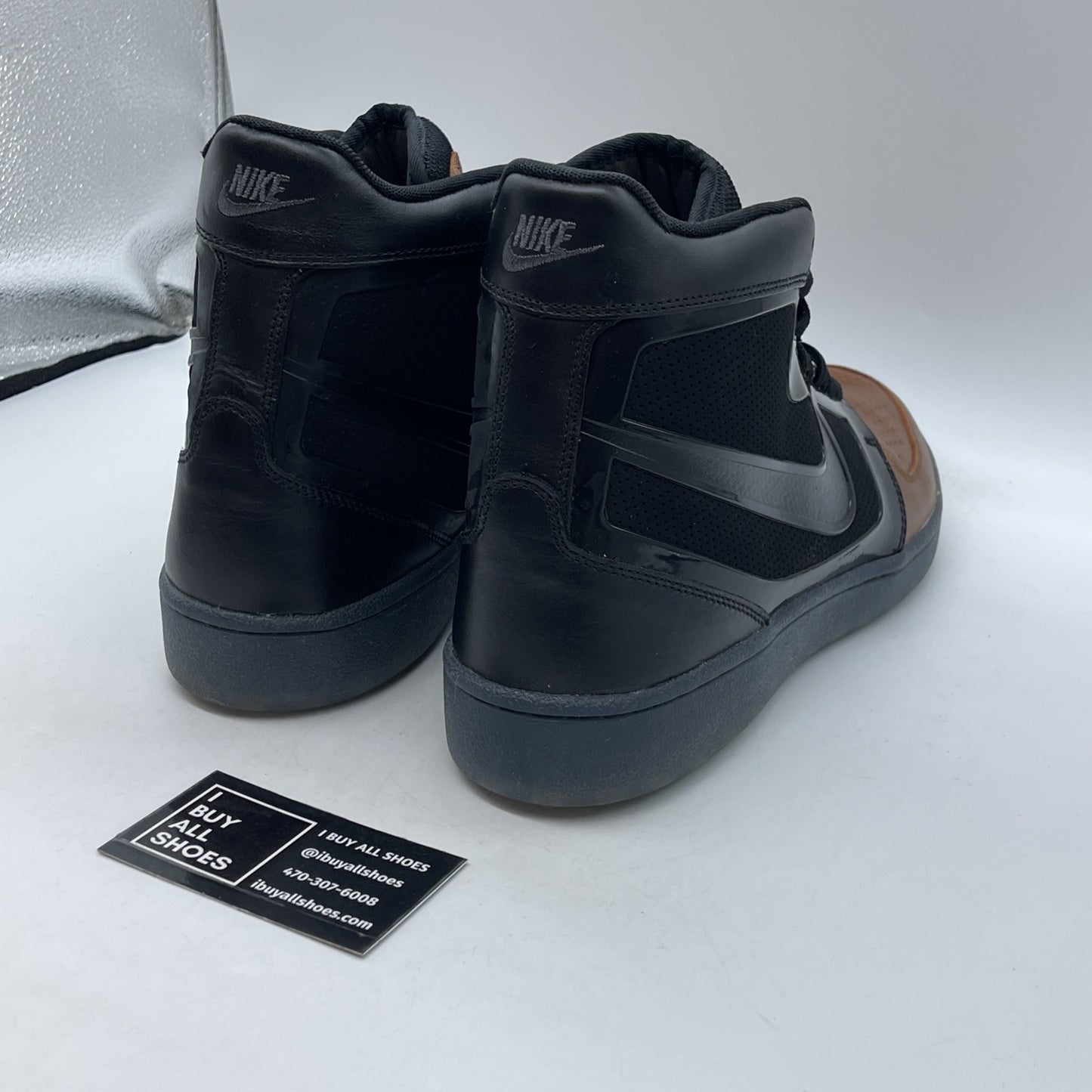Size 13 - Nike Trainer Clean Sweep Premium Black Russet Black (536852-011)