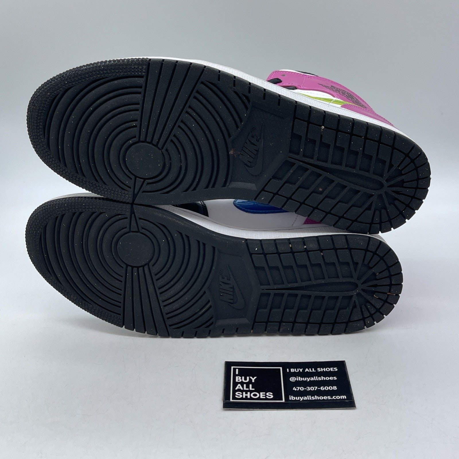 Size 9.5 - Air Jordan 1 SE Mid Cyber Active Fuchsia Leather (CZ9834-100)