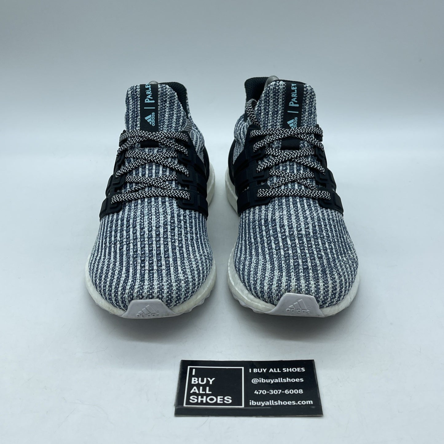 Size 8 - adidas Parley x UltraBoost 4.0 White Carbon Blue Suede (BC0248)