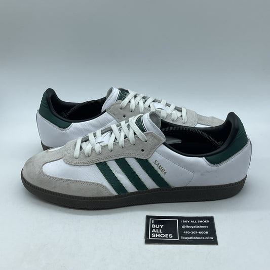 Size 14 - adidas Samba ADV White College Green (GY6940)
