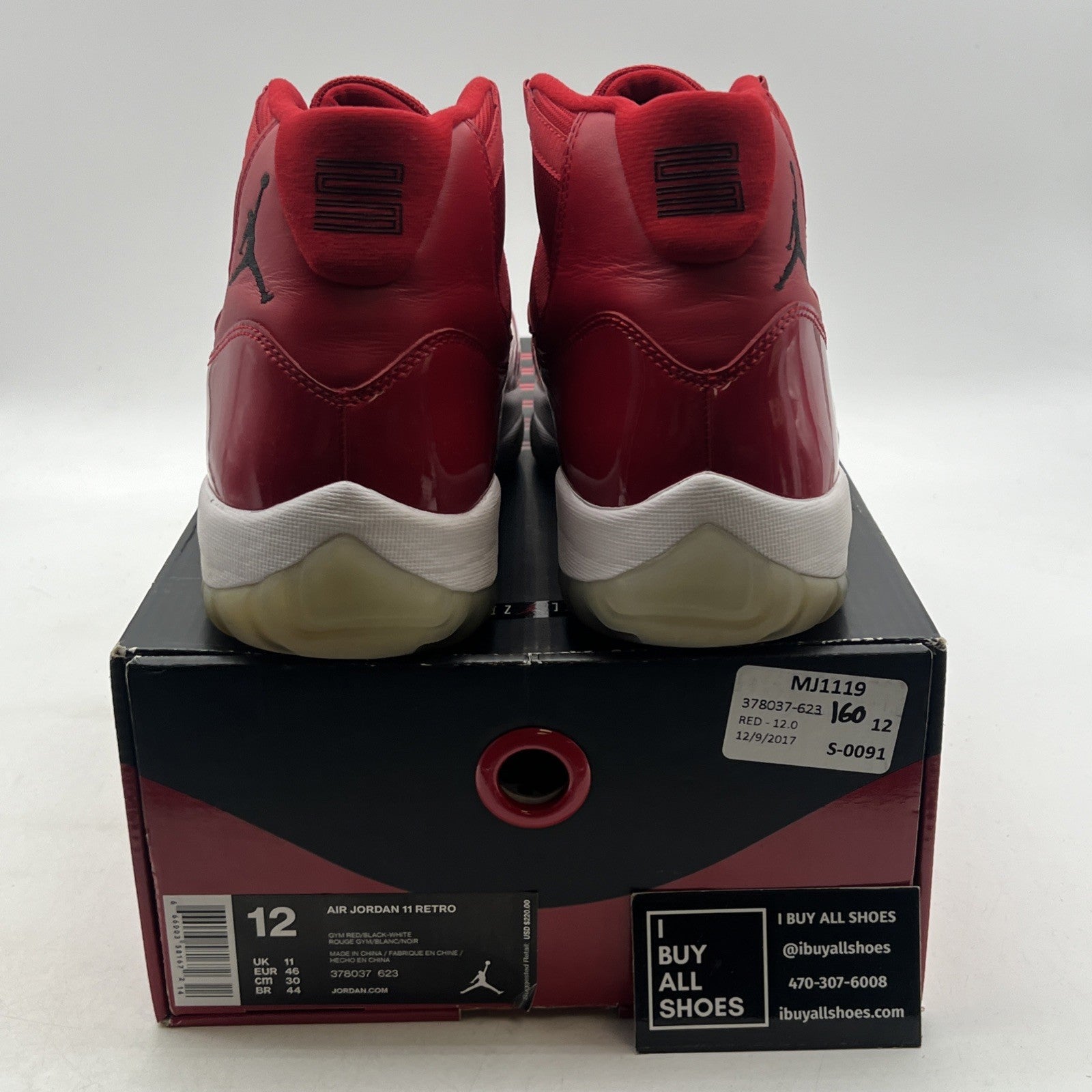 Size 12 - Air Jordan 11 Retro High Win Like '96 (378037-623)