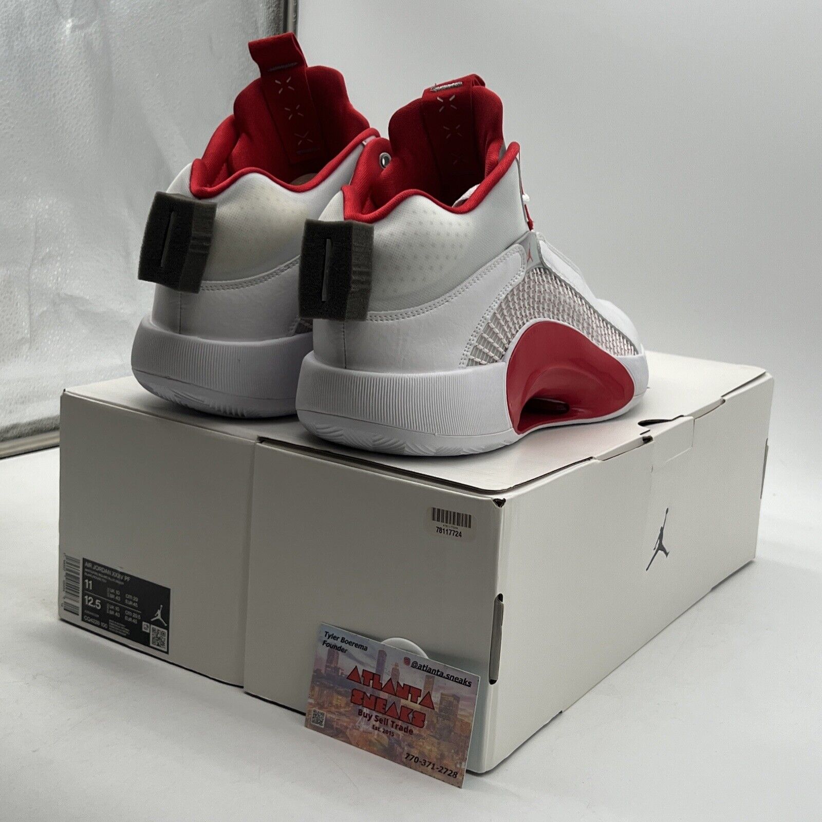 Size 11 - Air Jordan 35 PF Fire Red Alternate Leather (CQ4228-100)