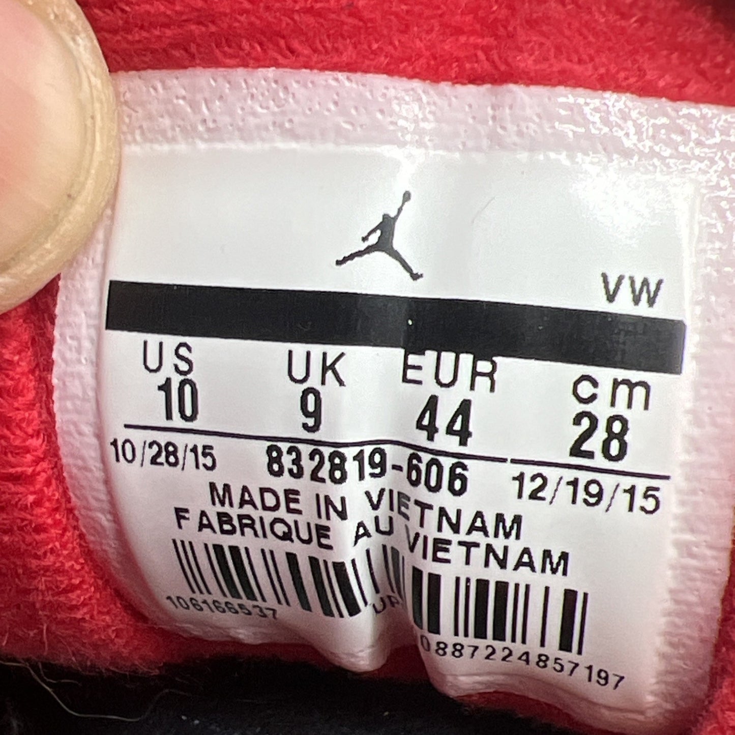 Size 10 - Air Jordan 2 Retro Low Gym Red (832819-606)