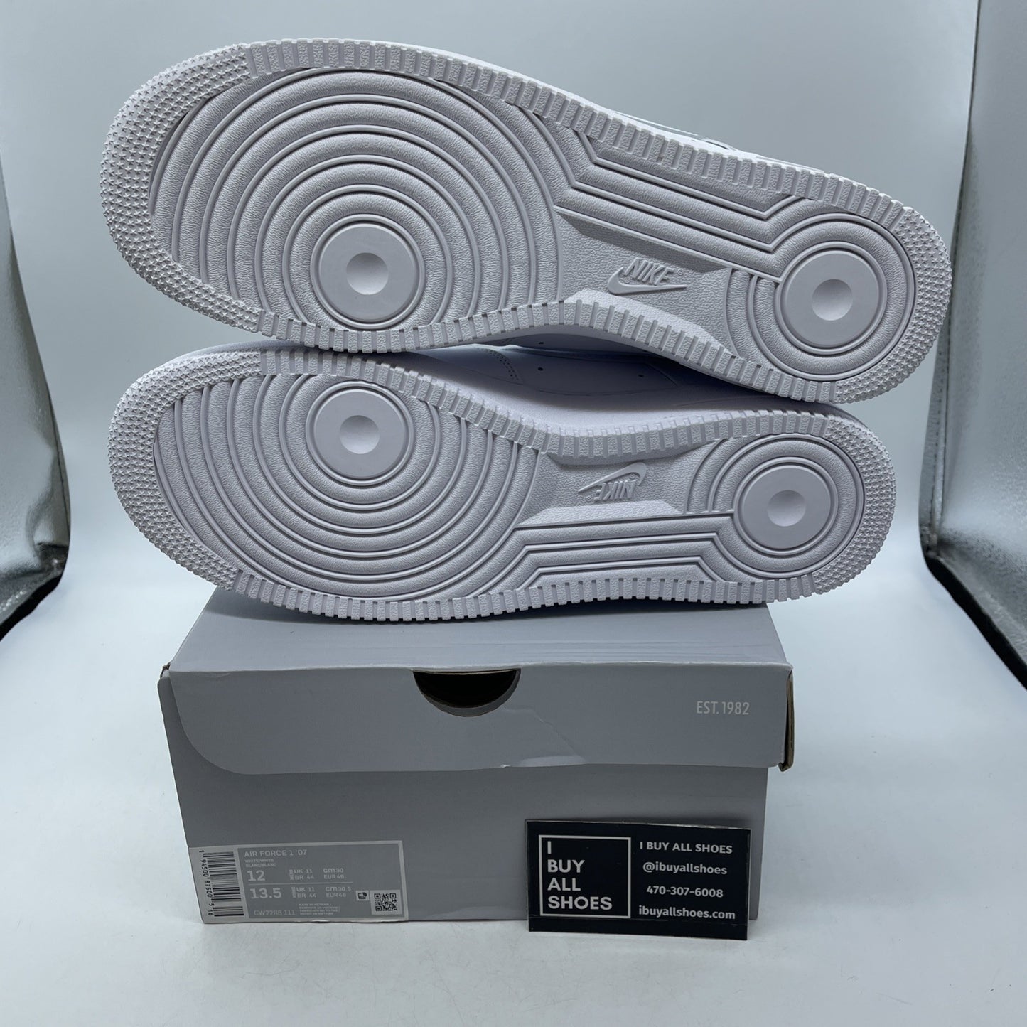 Size 12 - Nike Air Force 1 '07 Low Triple White (CW2288-111)