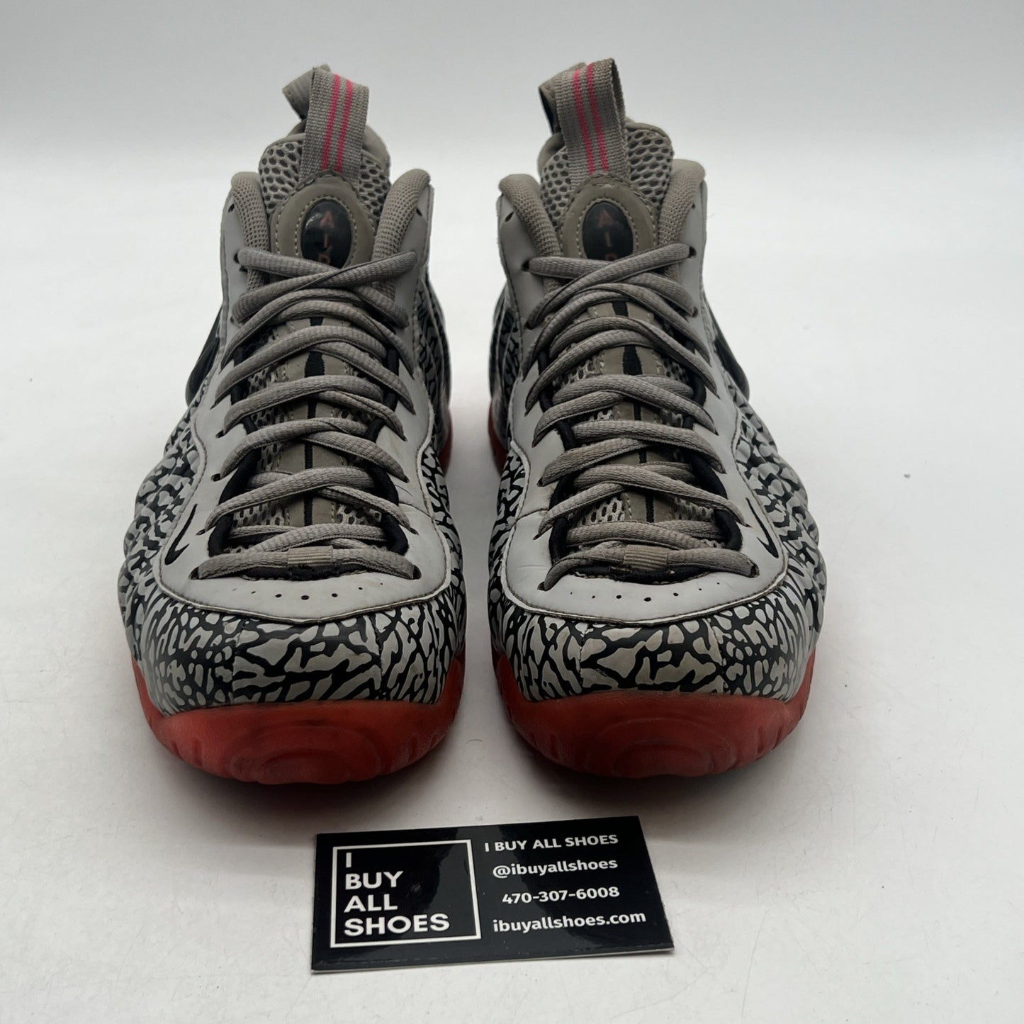Size 9.5 - Nike Air Foamposite Pro PRM Elephant Print (616750-002)