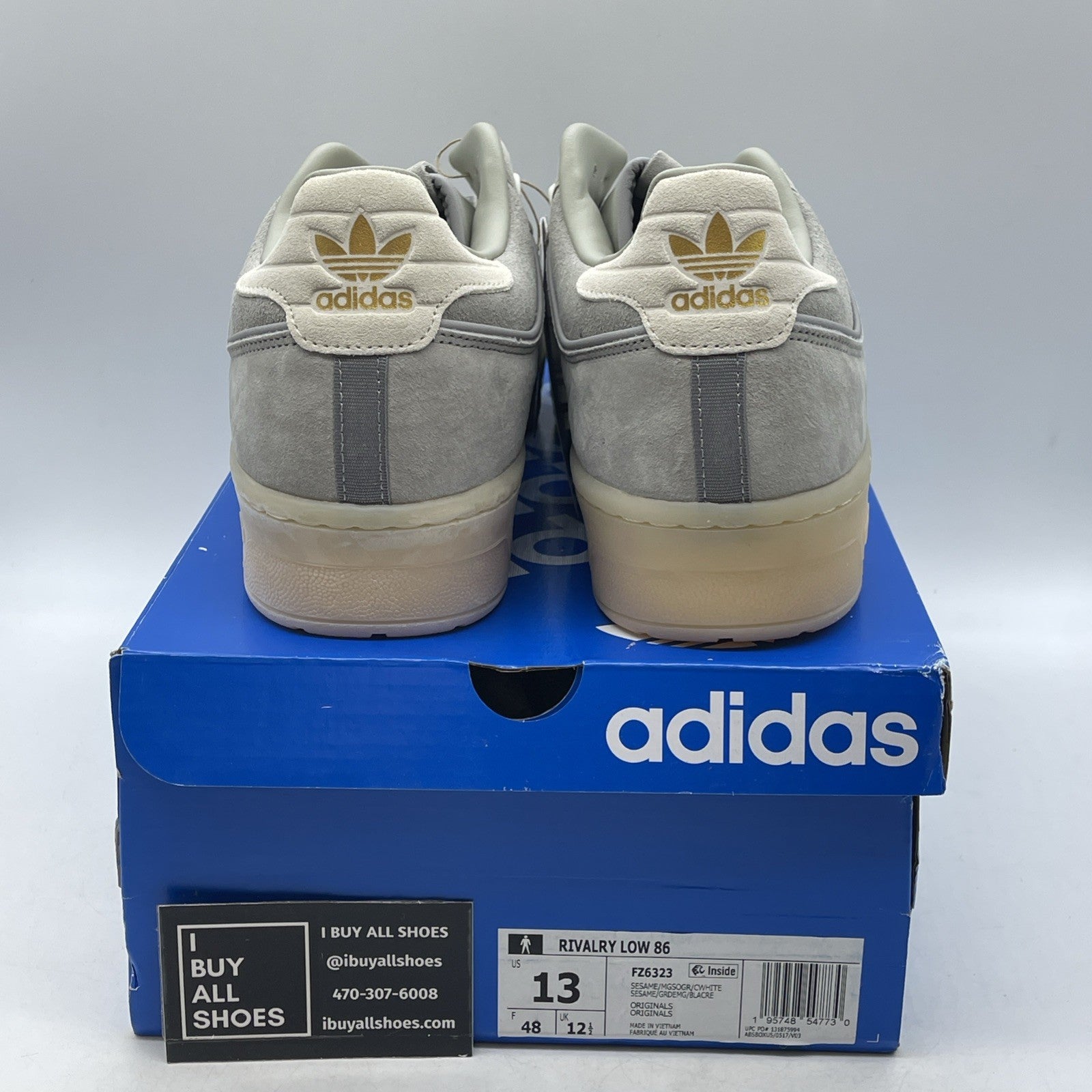 Size 13 - Adidas Rivalry 86 Low Sesame (FZ6323)